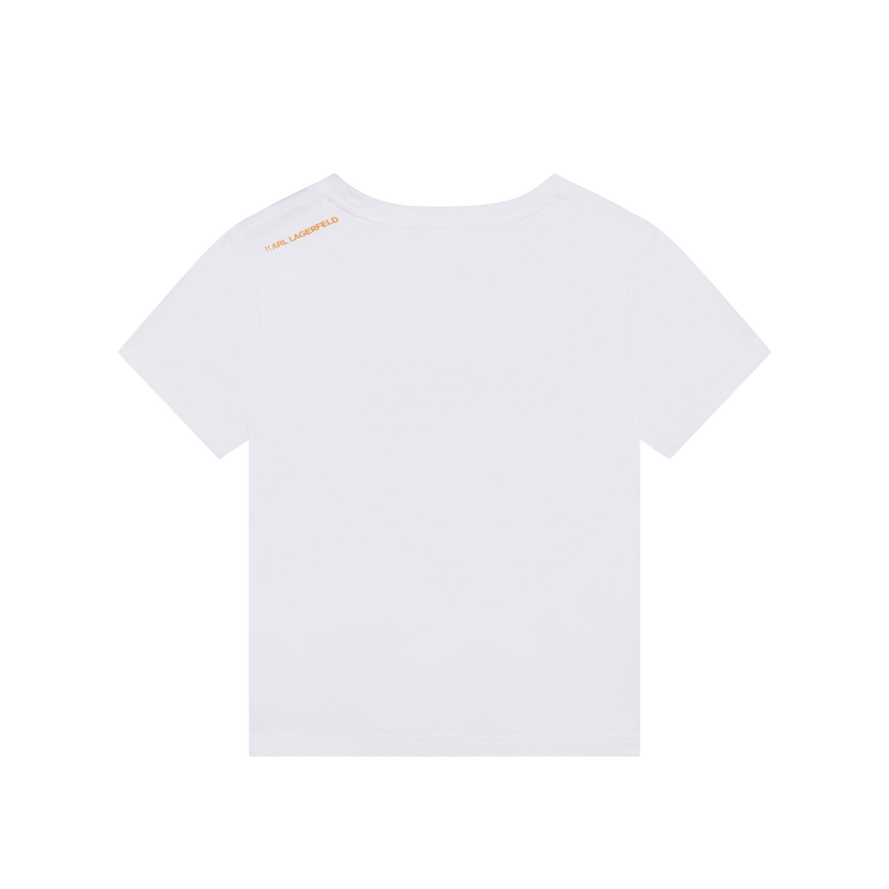 Karl Lagerfeld Kids Тишърт Z25397 S Бял Regular Fit - Pepit.bg