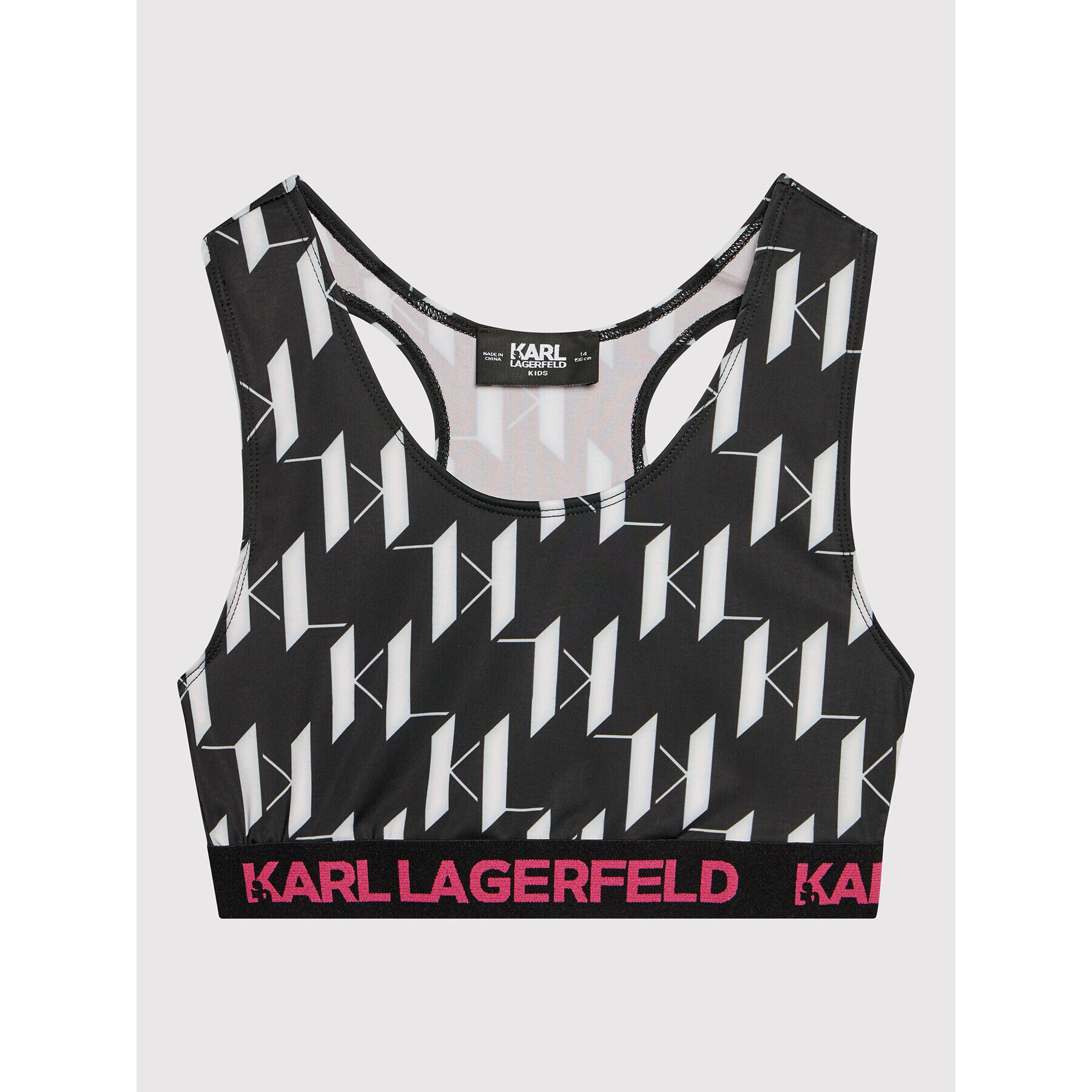 KARL LAGERFELD топ Z15350 D Черен Slim Fit - Pepit.bg