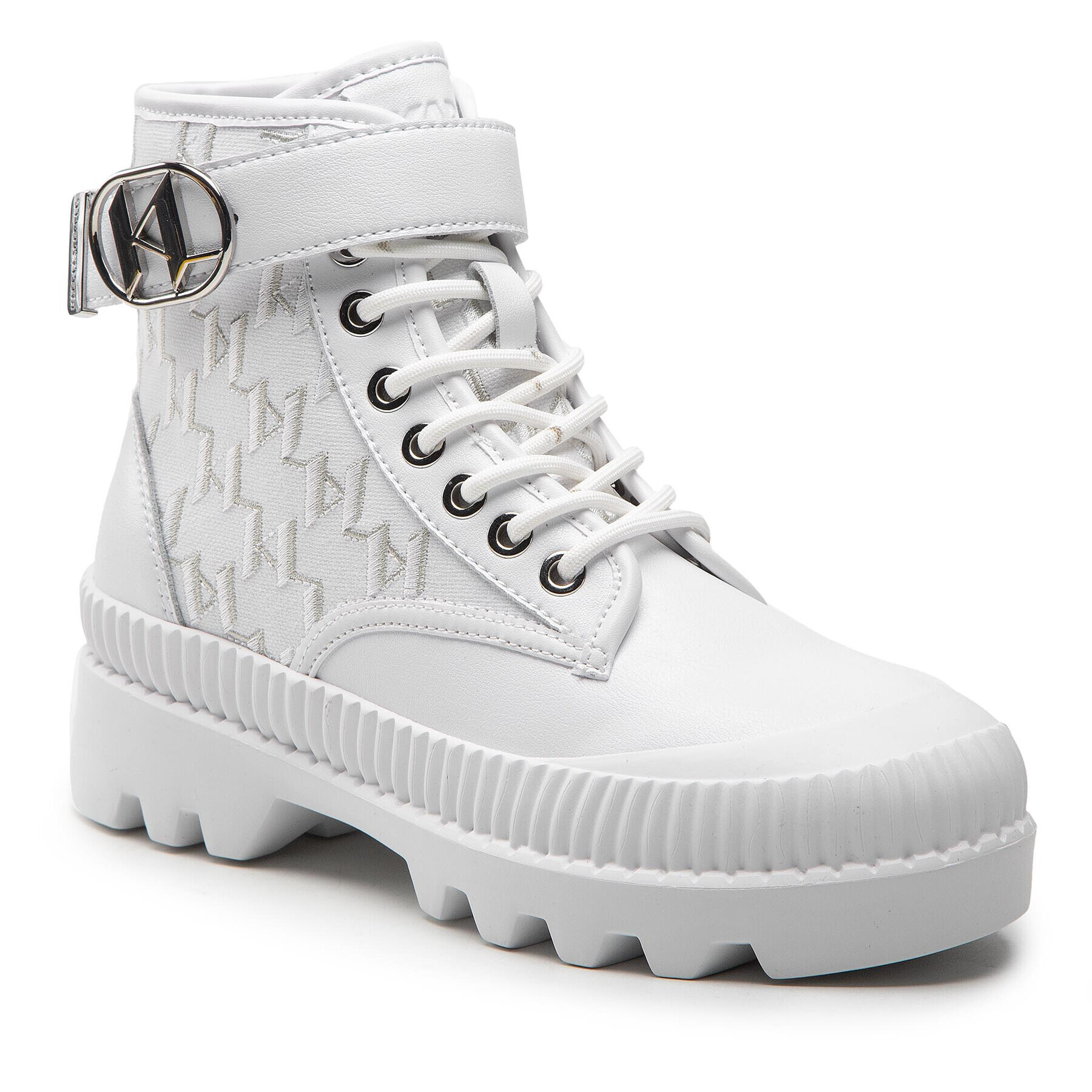 KARL LAGERFELD Туристически oбувки KL42552 Бял - Pepit.bg