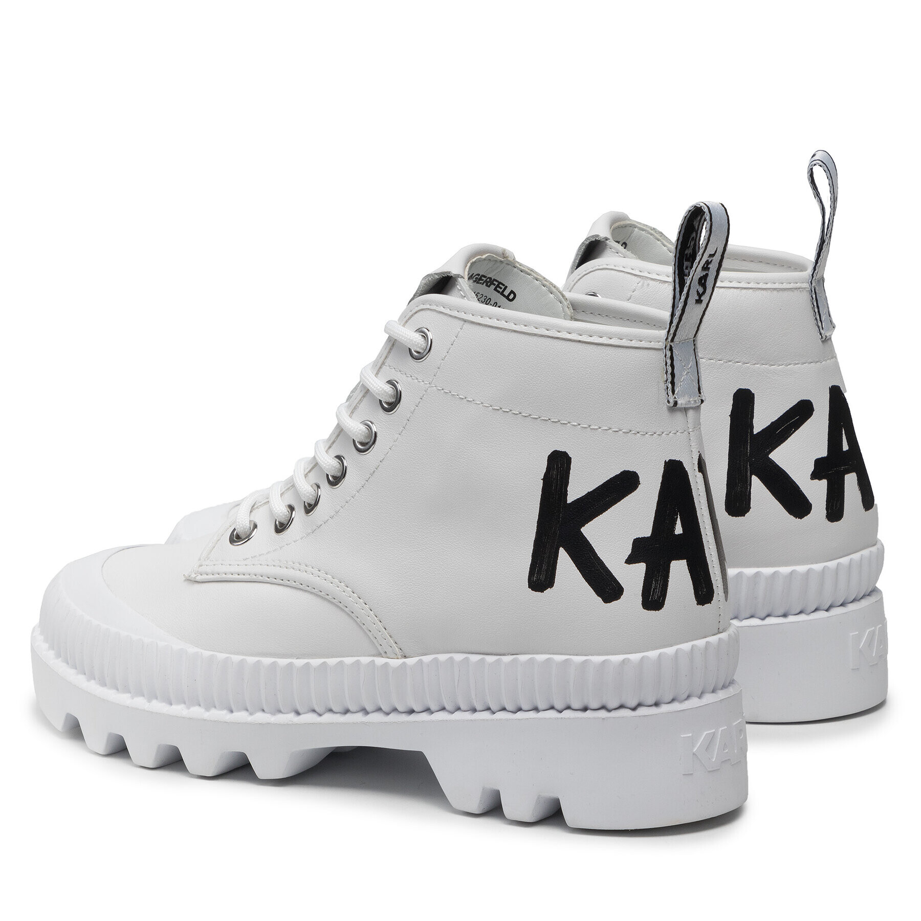 KARL LAGERFELD Туристически oбувки KL45230 Бял - Pepit.bg