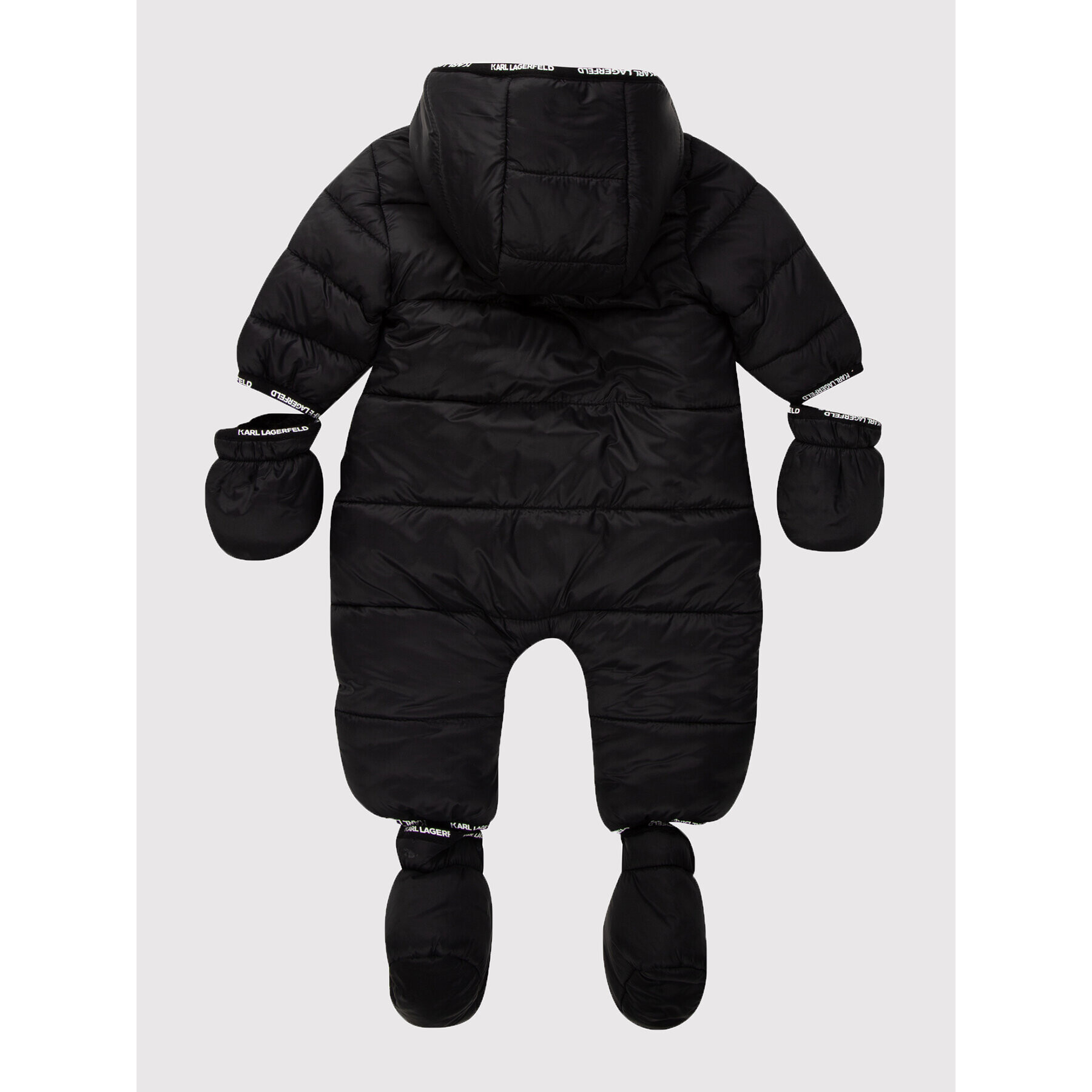 KARL LAGERFELD Зимен детски гащеризон Z96005 Черен Regular Fit - Pepit.bg