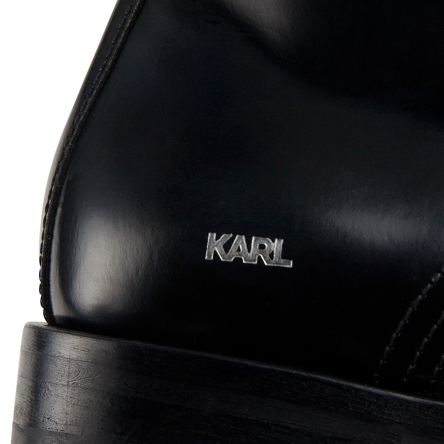 KARL LAGERFELD Зимни обувки KL12246 Черен - Pepit.bg