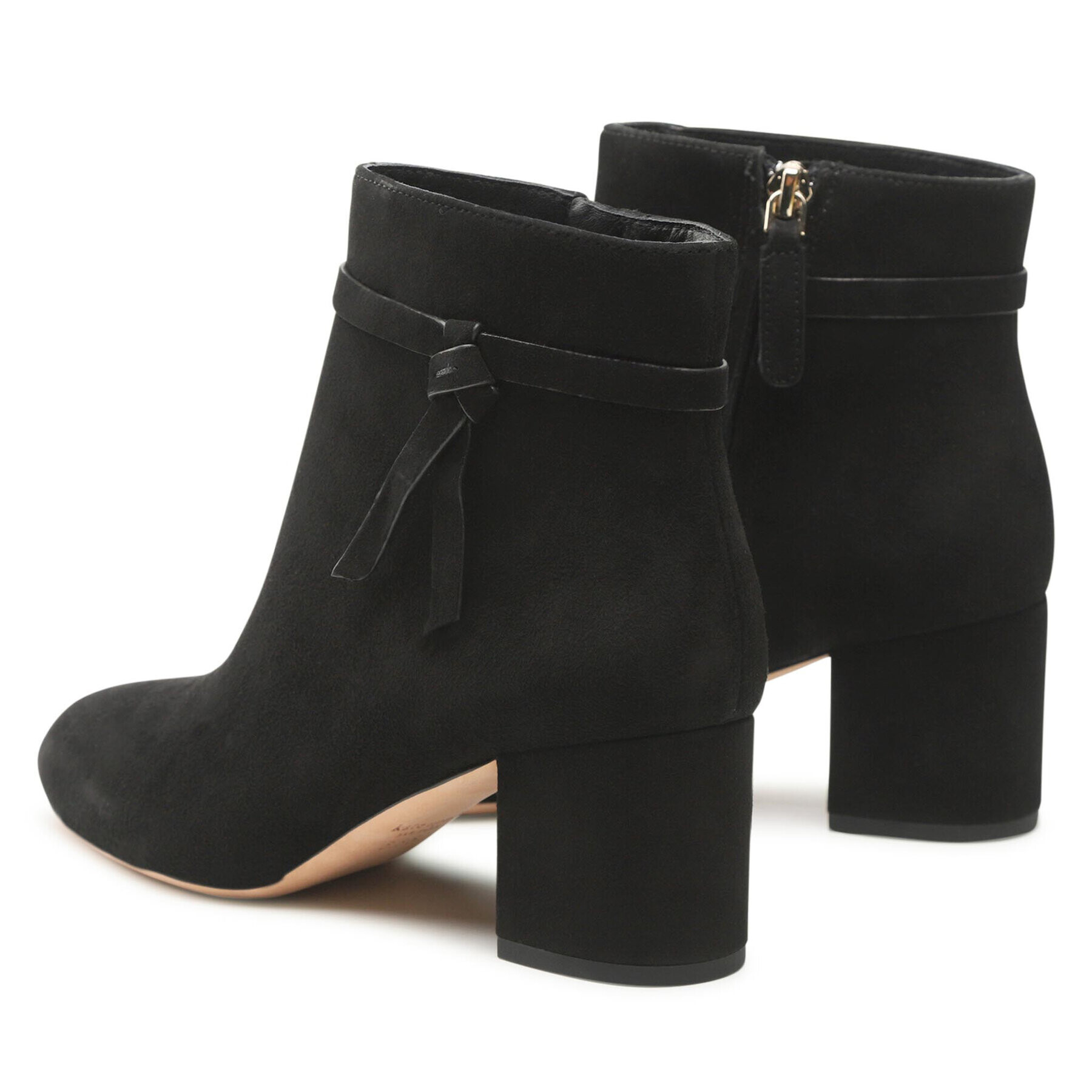 Kate Spade Боти Knott Mid Boot K9553 Черен - Pepit.bg