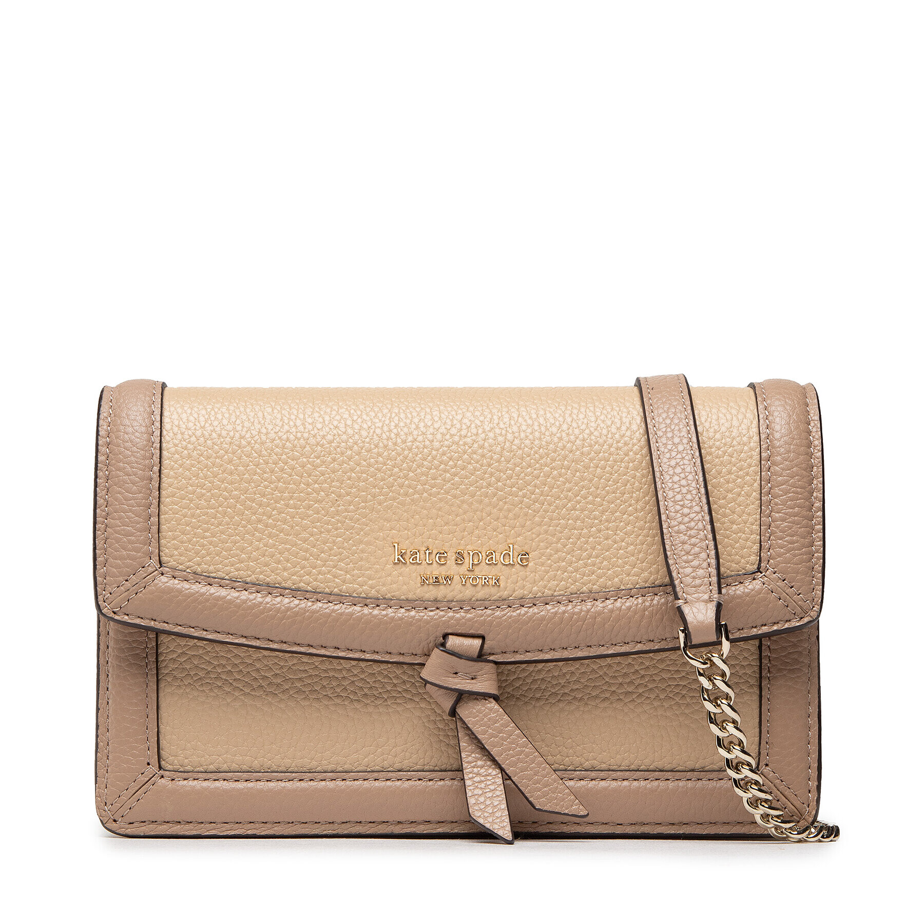 Kate Spade Дамска чанта Colorblocked Pe Flap Xbody K6648 Бежов - Pepit.bg