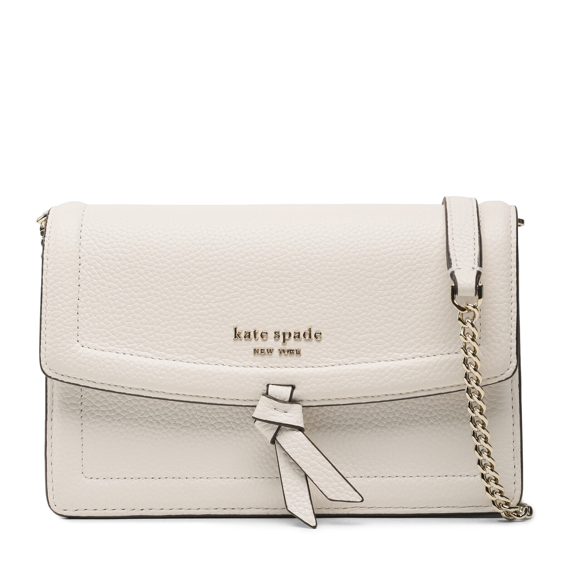 Kate Spade Дамска чанта Flap Xbody K6830 Екрю - Pepit.bg