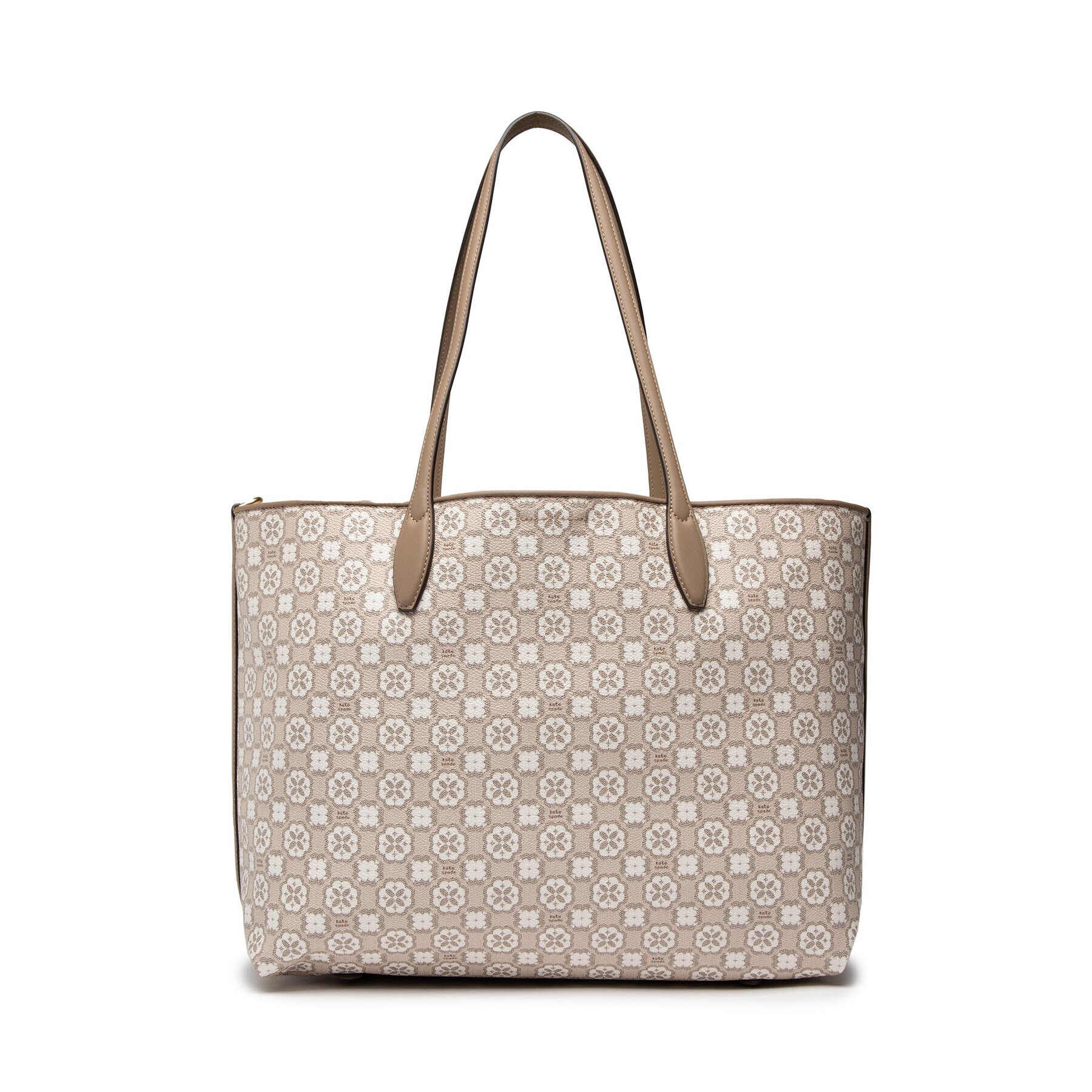 Kate Spade Дамска чанта Flower Monogram K9026 Бежов - Pepit.bg