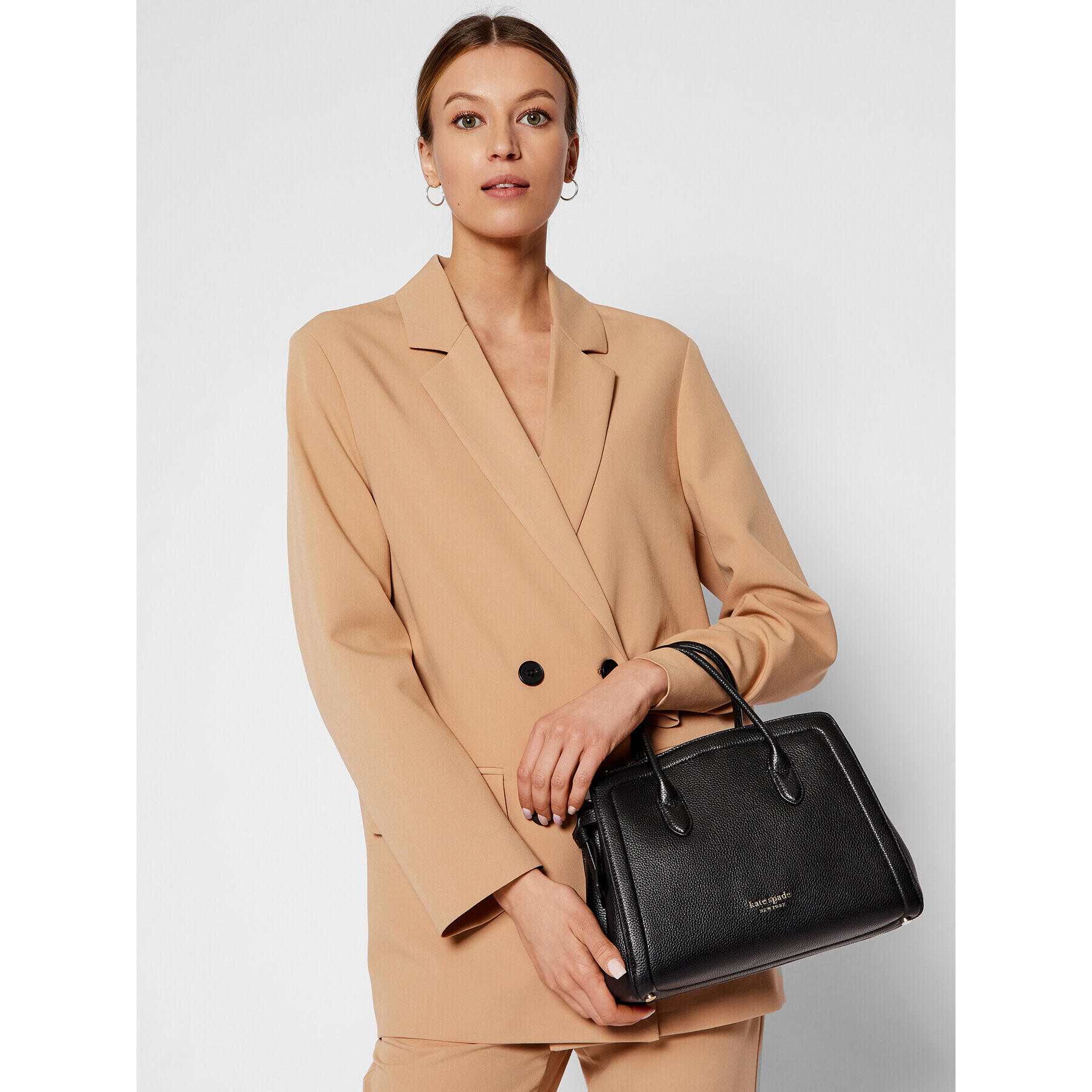 Kate Spade Дамска чанта Knott PXR00398 Черен - Pepit.bg