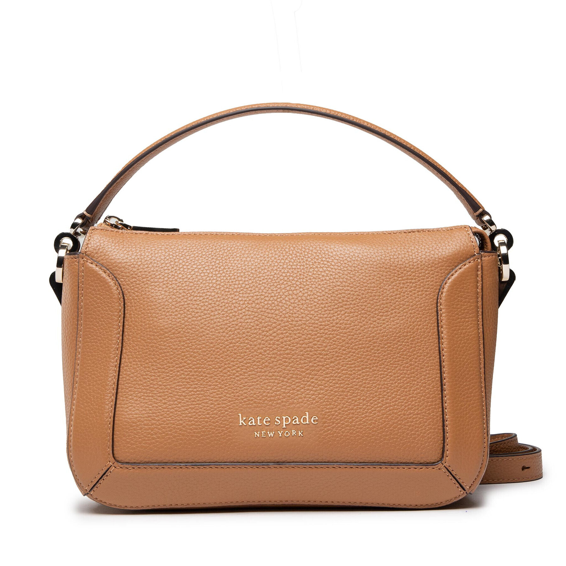 Kate Spade Дамска чанта Medium Crossbody K7801 Кафяв - Pepit.bg