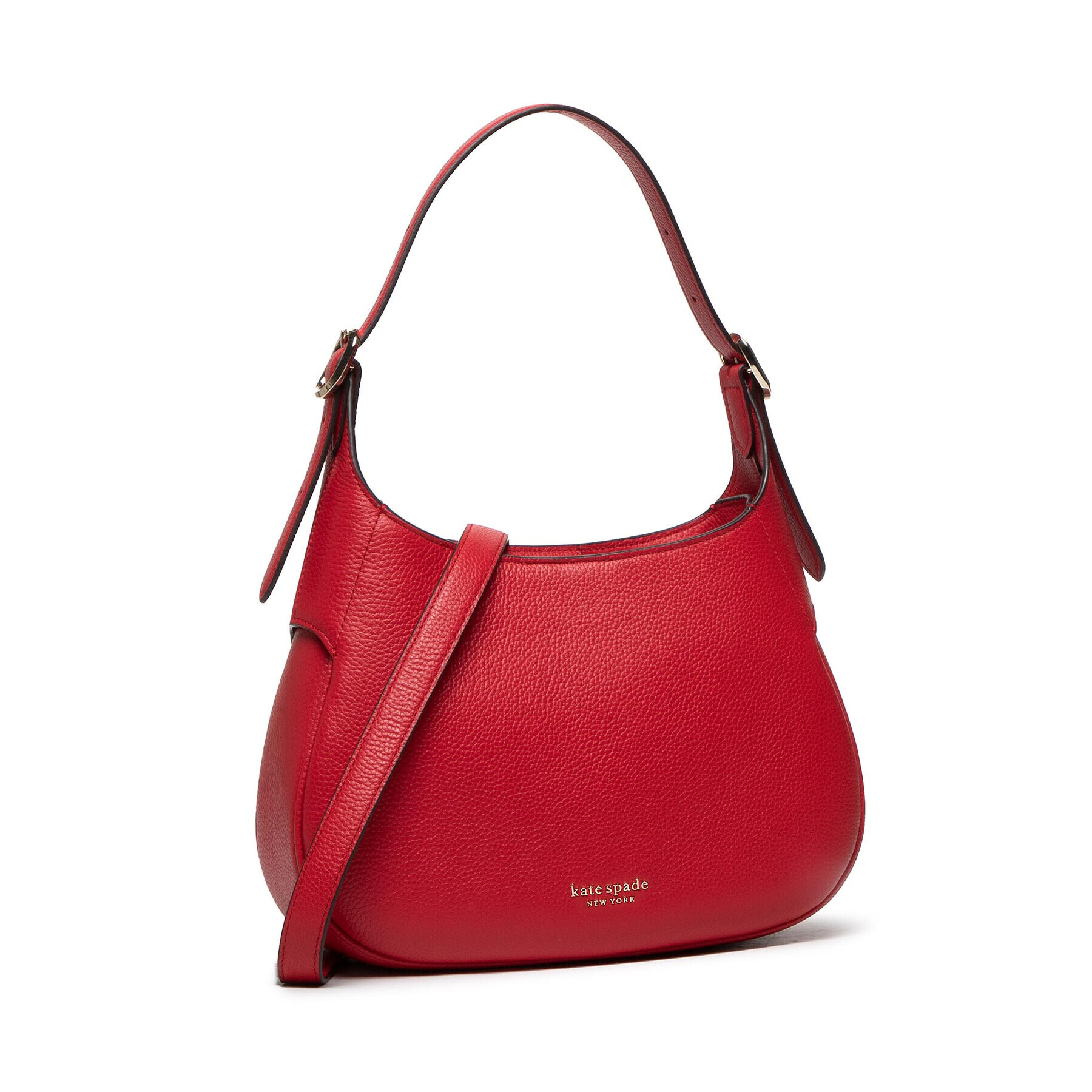 Kate Spade Дамска чанта New Drop Hobo K5487 Червен - Pepit.bg