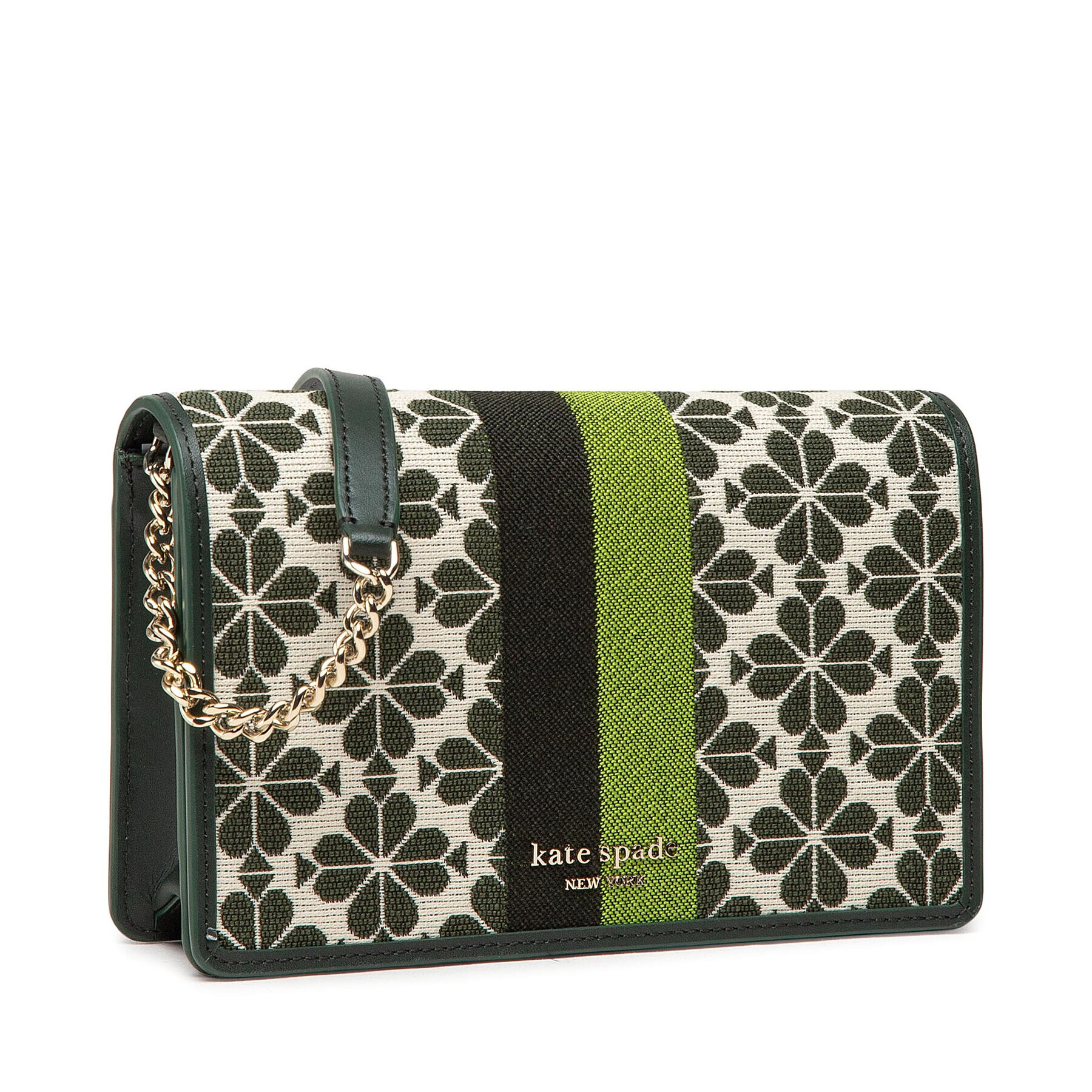 Kate Spade Дамска чанта Wallet On Chain PWR00447 Зелен - Pepit.bg