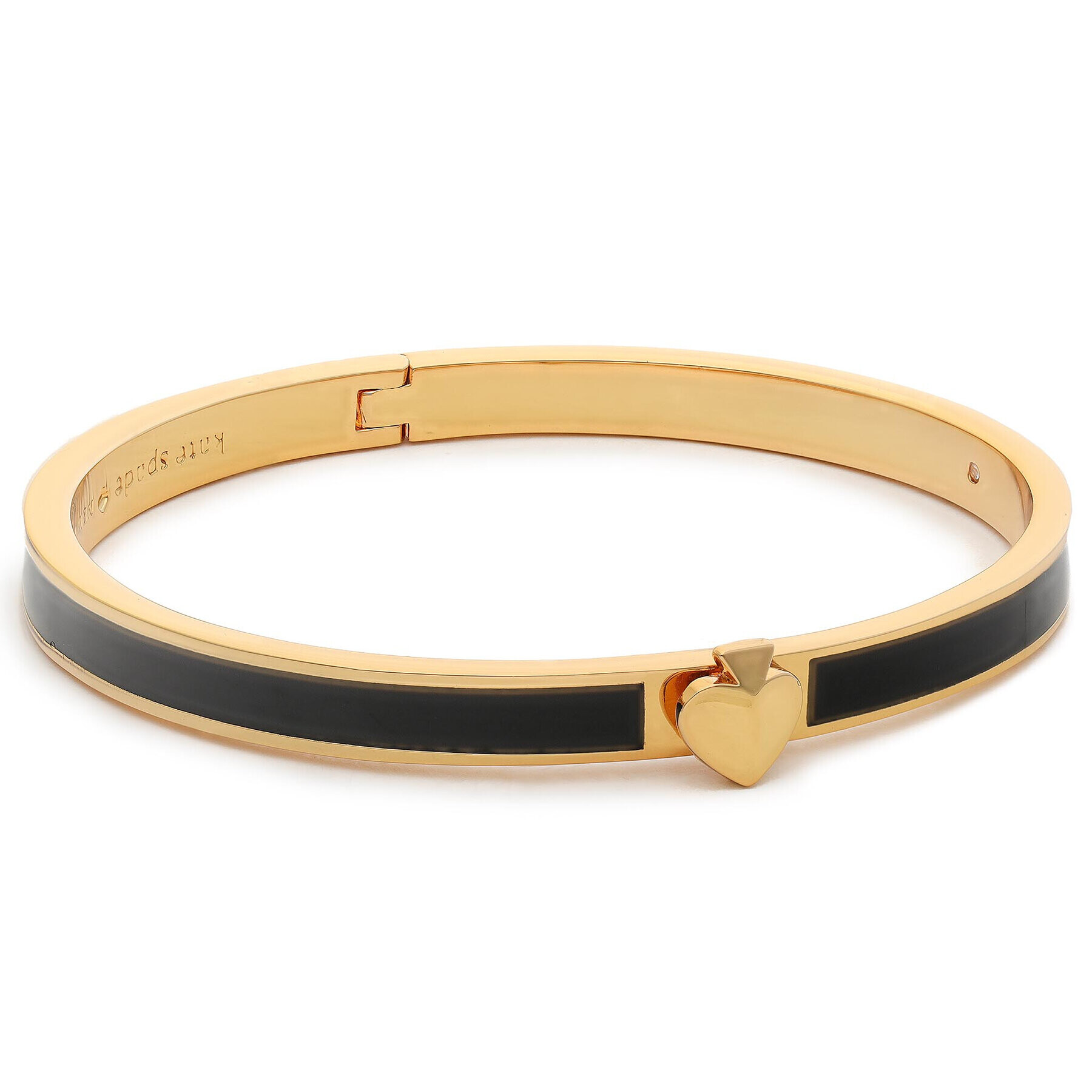 Kate Spade Гривна Heritage Spade Thin Enamel Spade Bangle WBRUH259 Черен - Pepit.bg