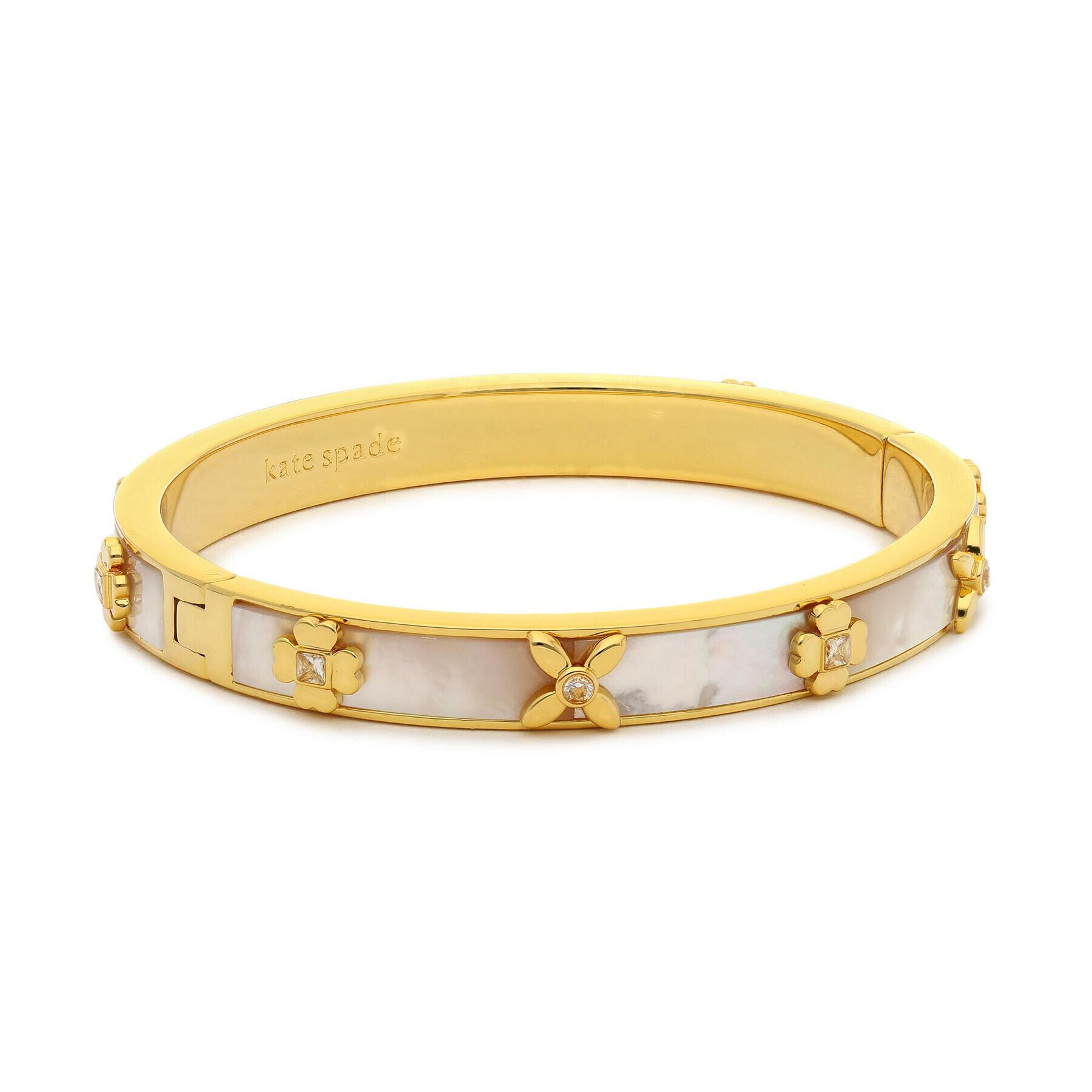 Kate Spade Гривна Hinged Bangle KD291 Златист - Pepit.bg