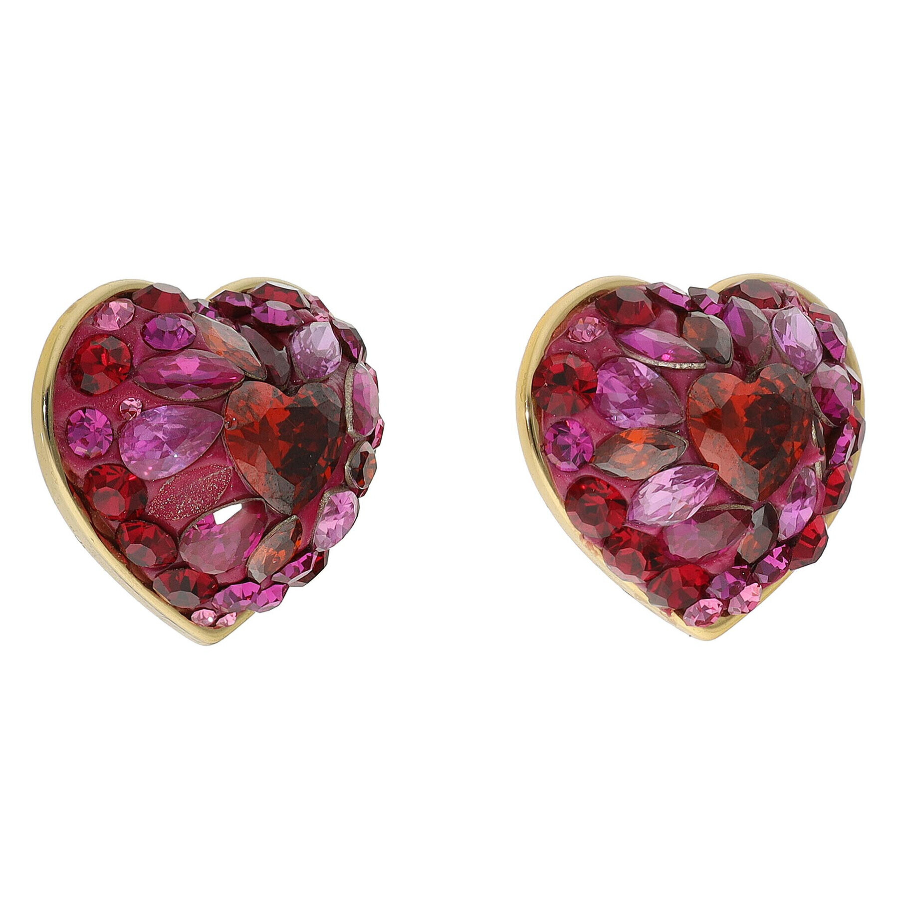 Kate Spade Обици Something Sprkly Heart Studs K6254 Розов - Pepit.bg