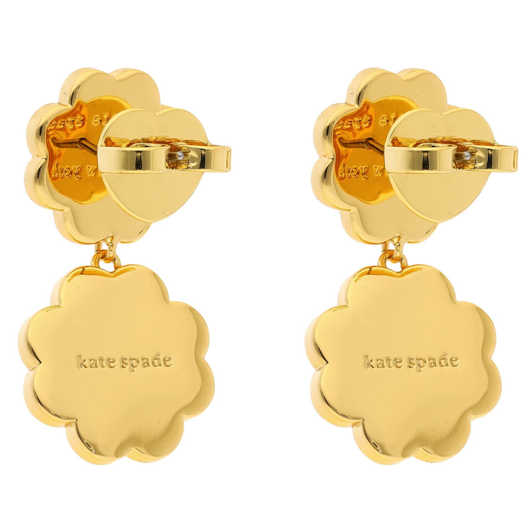 Kate Spade Обици Drop Ear KD306 Златист - Pepit.bg