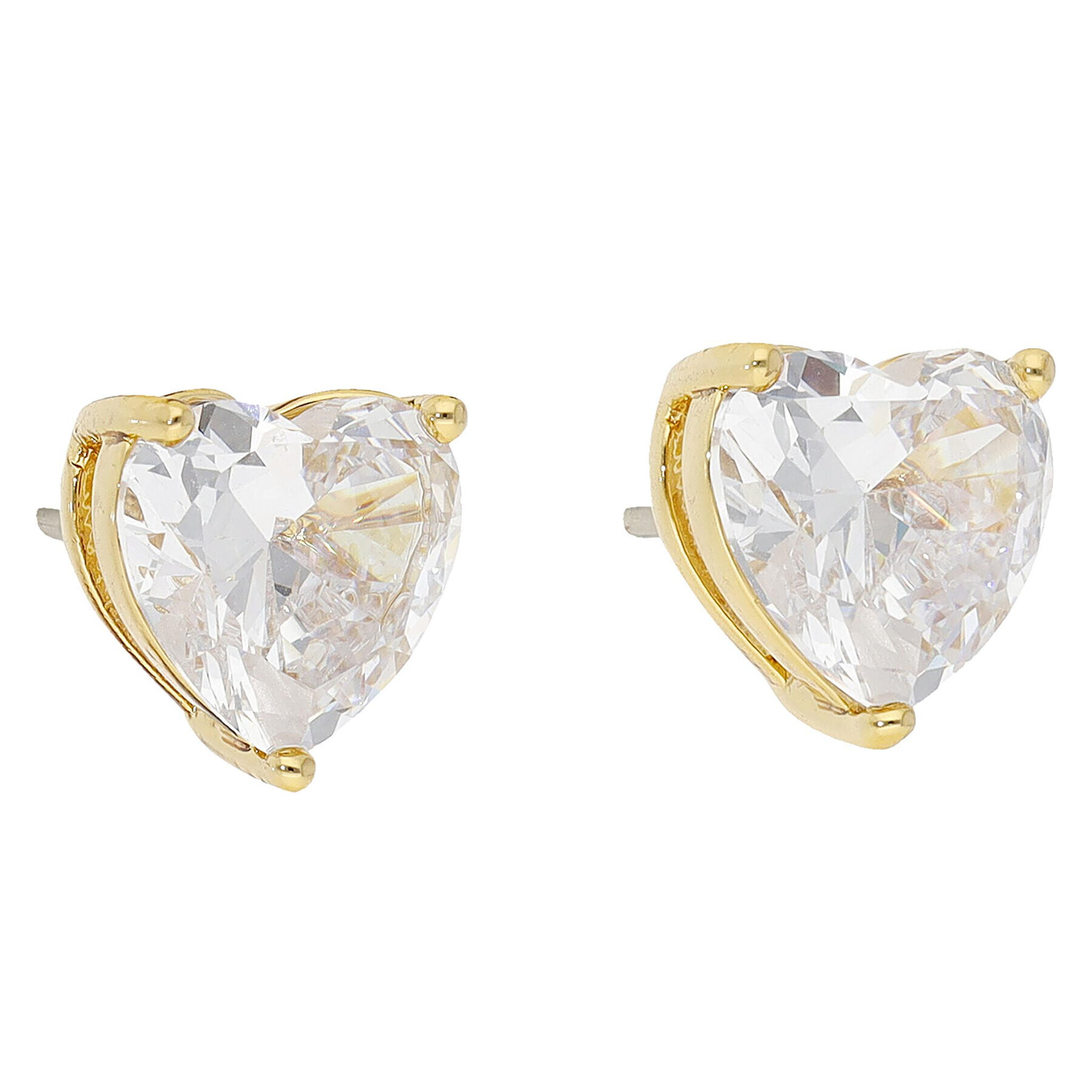 Kate Spade Обици Heart Studs K7582 Златист - Pepit.bg