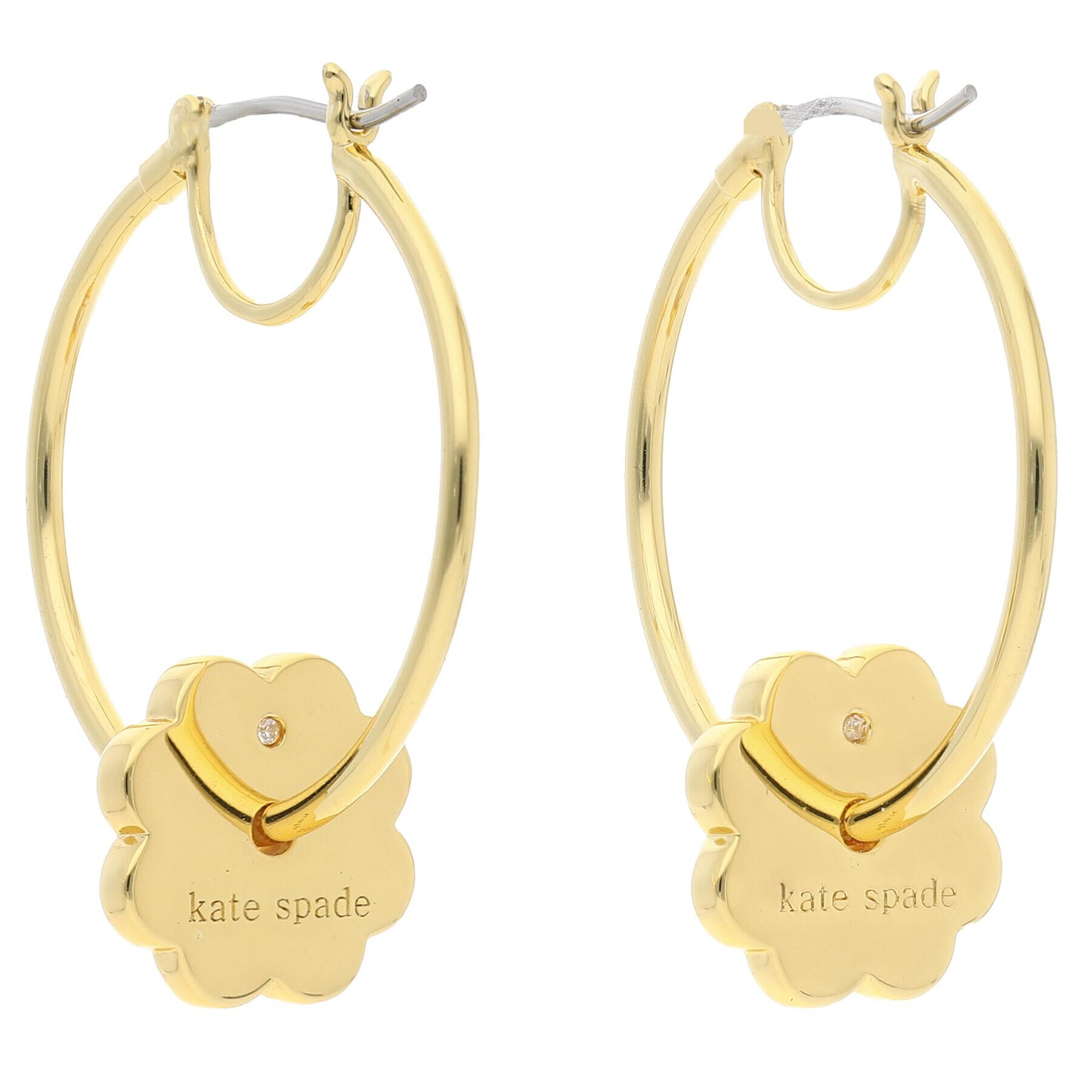 Kate Spade Обици Hoops KD312 Златист - Pepit.bg