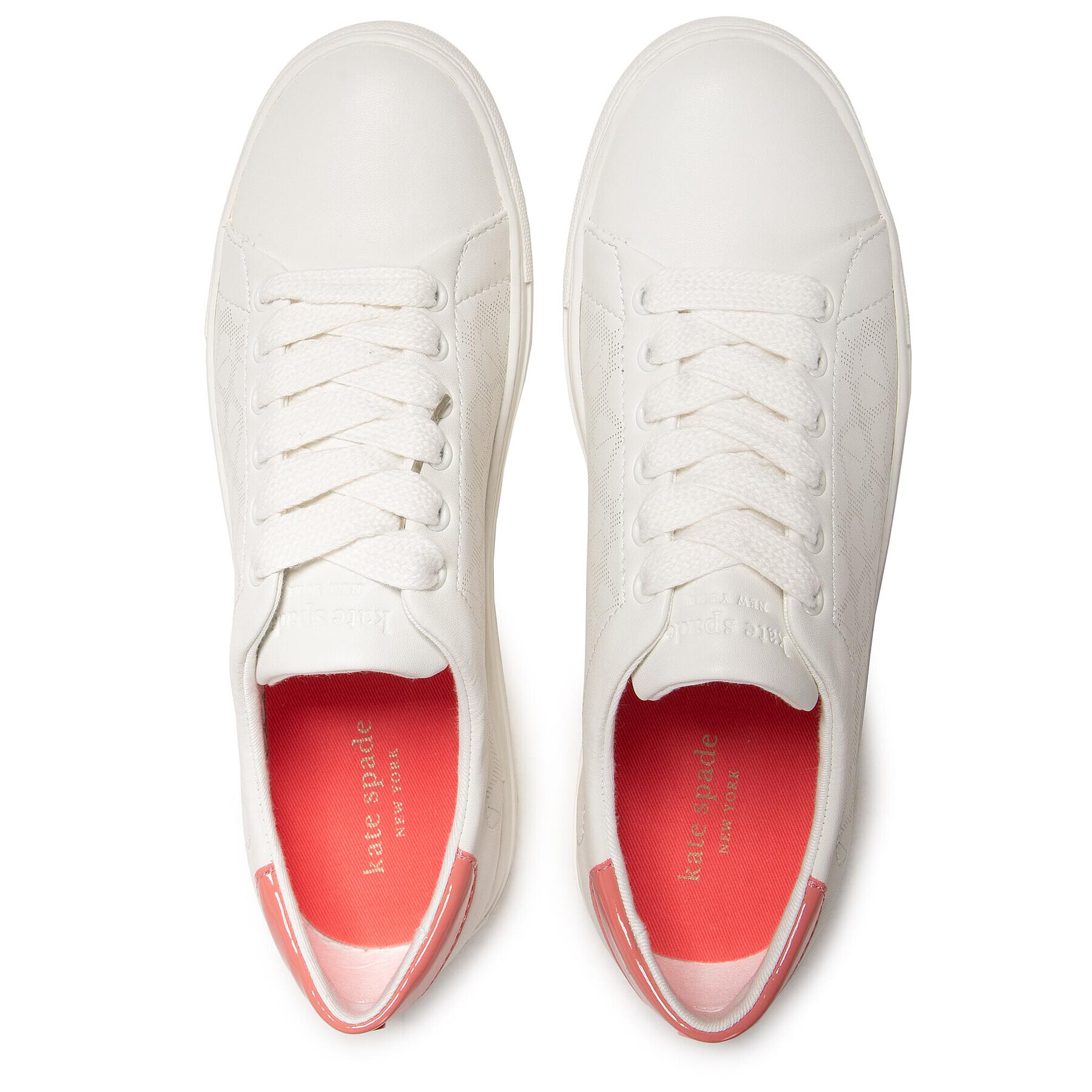 Kate Spade Сникърси Audrey K3241 Бял - Pepit.bg