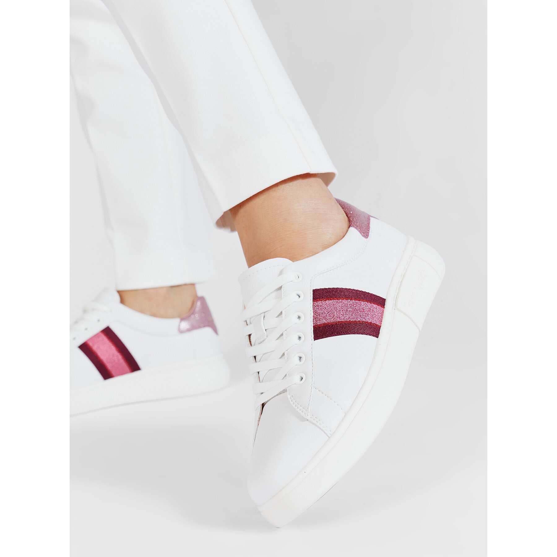 Kate Spade Сникърси Keswick 2 K5939 Бял - Pepit.bg