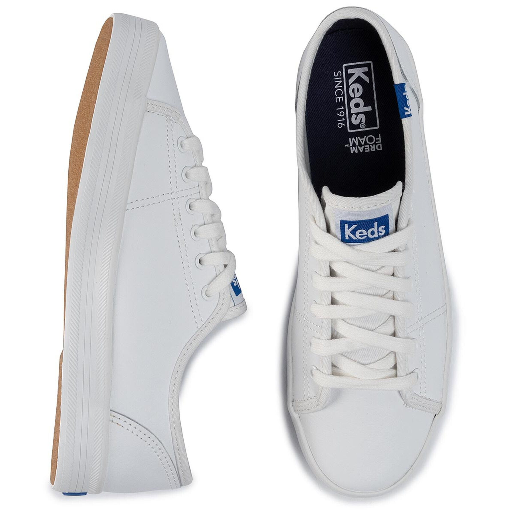 Keds Гуменки Kickstart WH57559 Бял - Pepit.bg