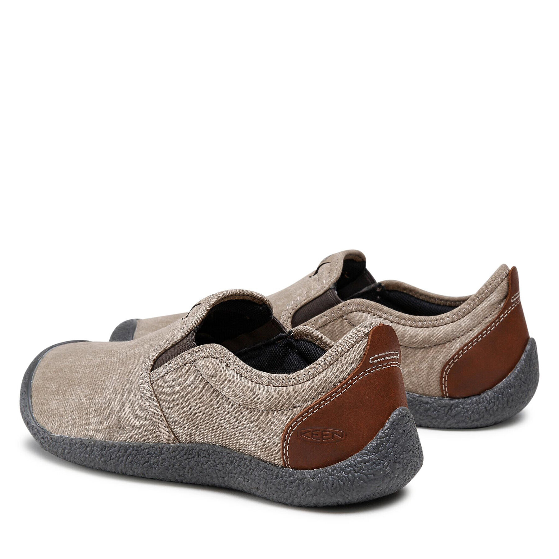 Keen Обувки Howser Canvas Slip-On 1026146 Кафяв - Pepit.bg