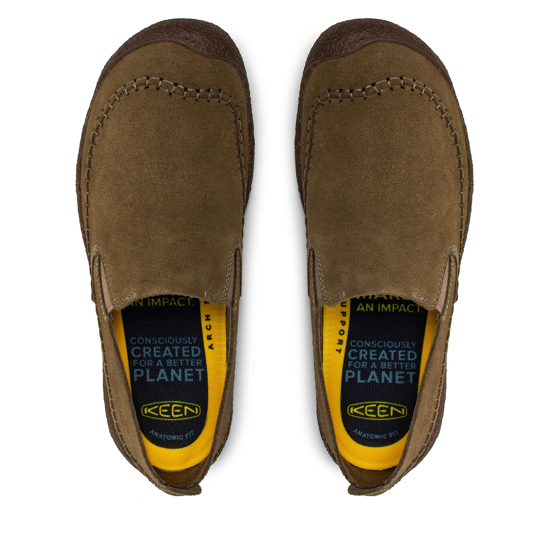 Keen Обувки Howser Suede Slip-On 1024945 Зелен - Pepit.bg