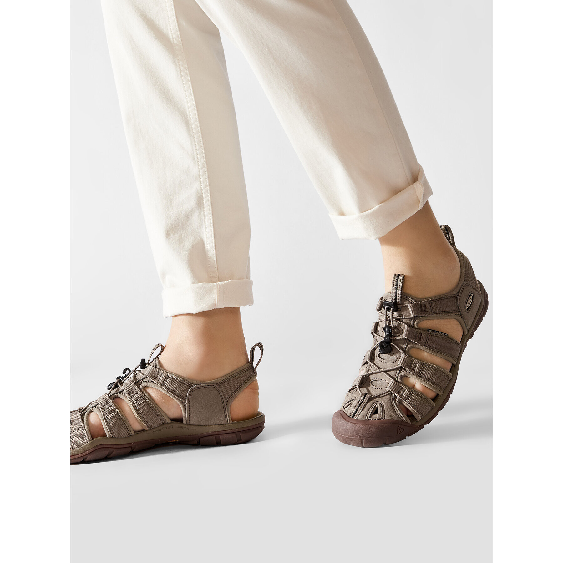 Keen Сандали Clearwater Cnx 1026310 Кафяв - Pepit.bg