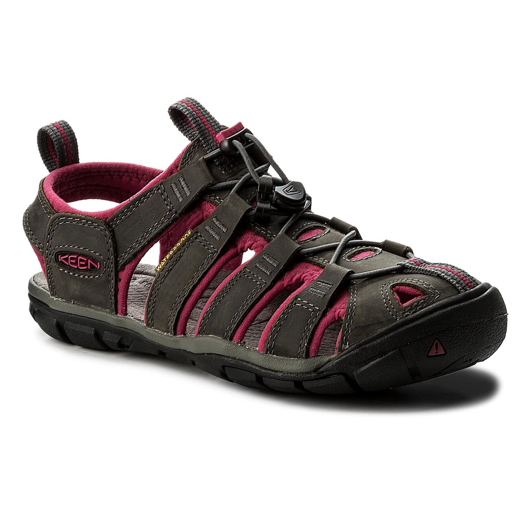 Keen Сандали Clearwater Cnx Leather 1014370 Сив - Pepit.bg