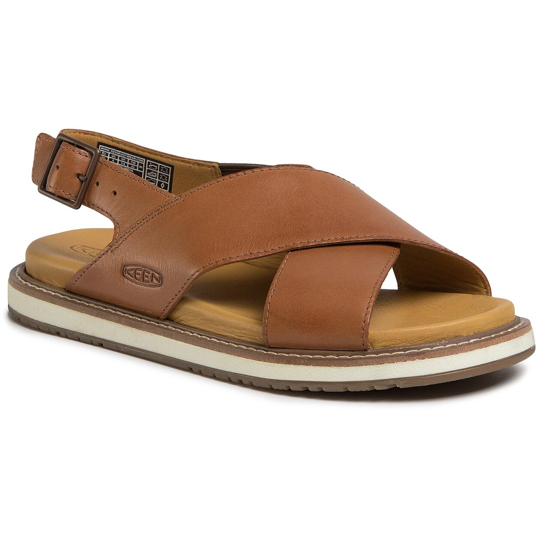 Keen Сандали Lana Cross Strap Sandal 1022585 Кафяв - Pepit.bg