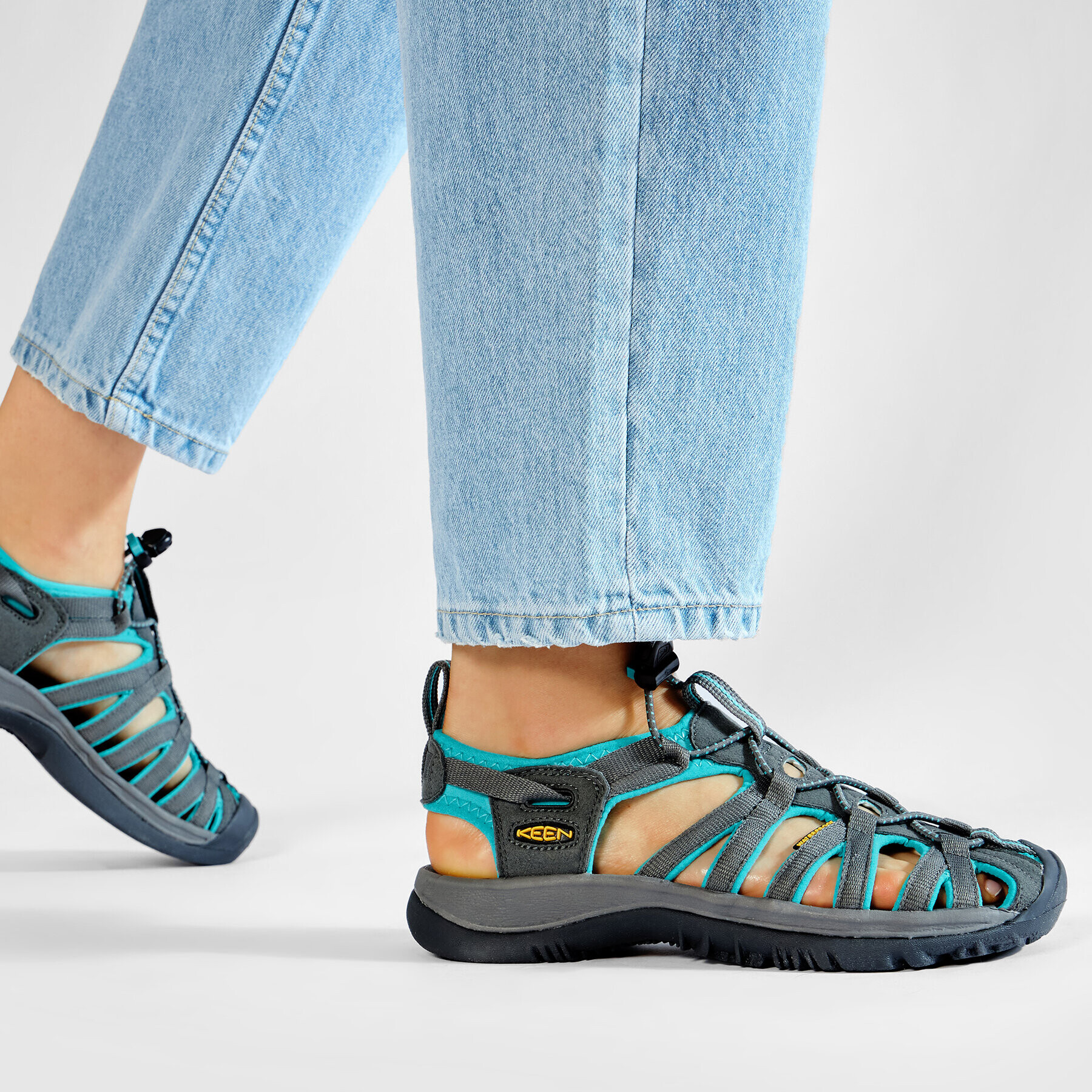 Keen Сандали Whisper 1003717 Сив - Pepit.bg