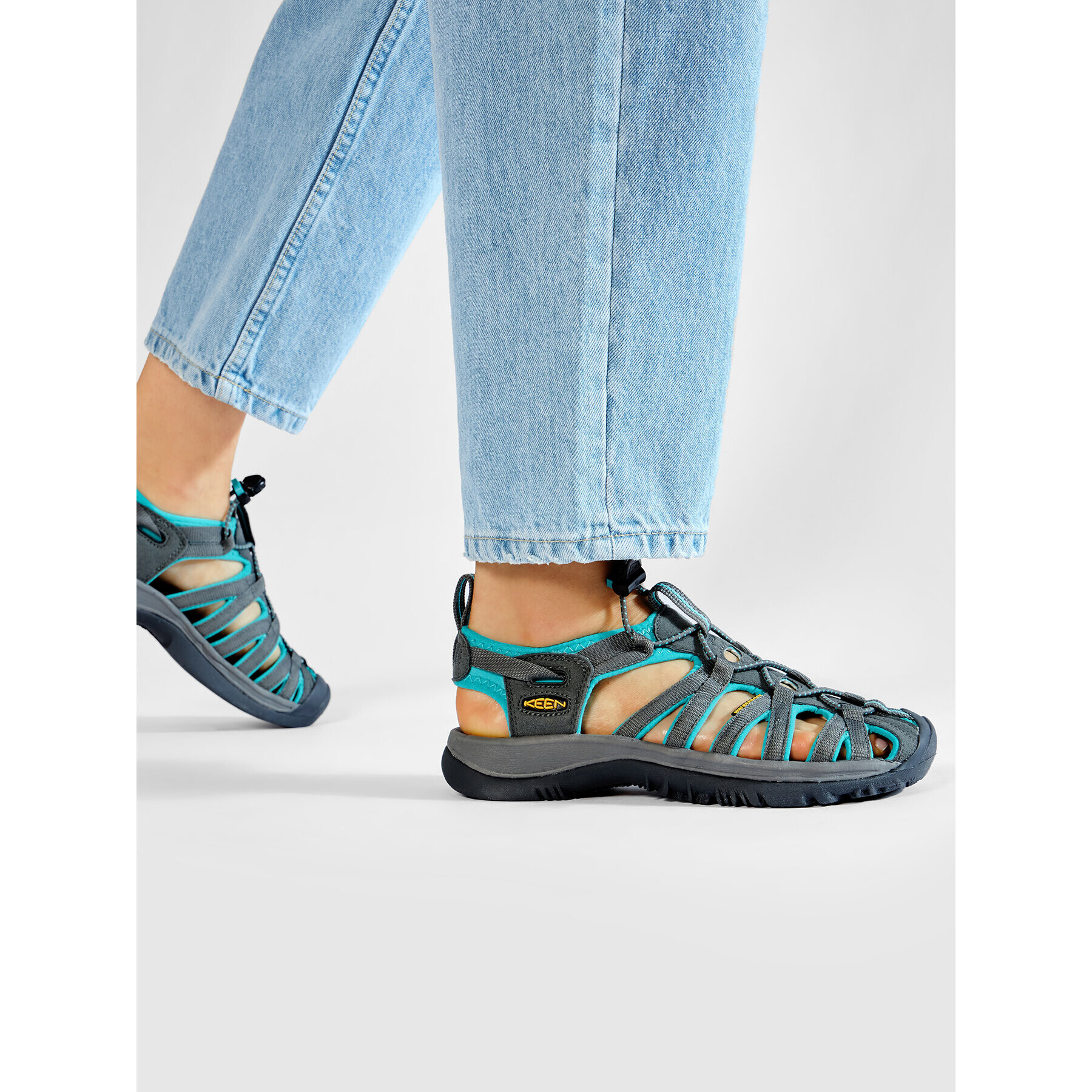 Keen Сандали Whisper 1003717 Сив - Pepit.bg