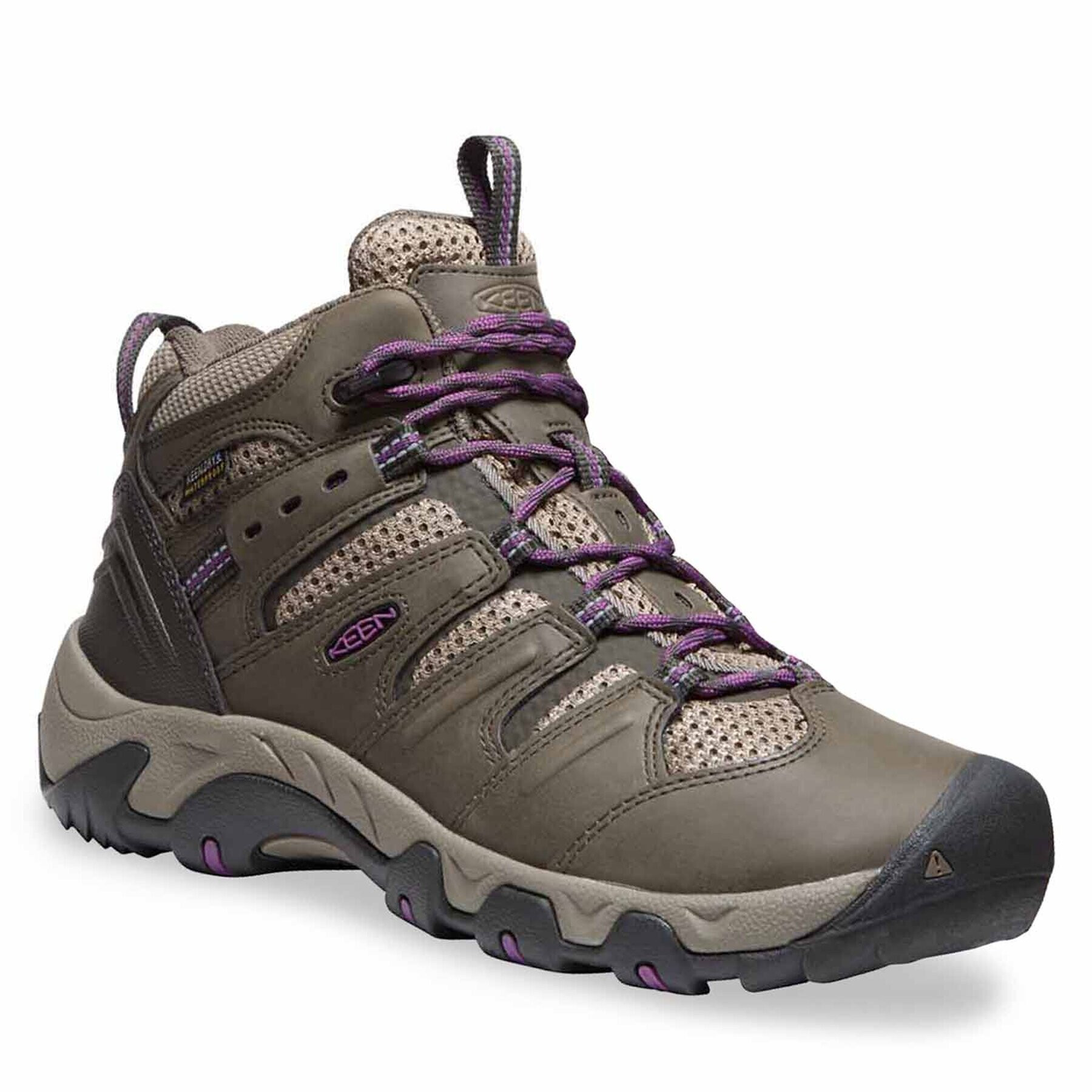 Keen Туристически Koven Mid Wp Bungee 1024027 Кафяв - Pepit.bg