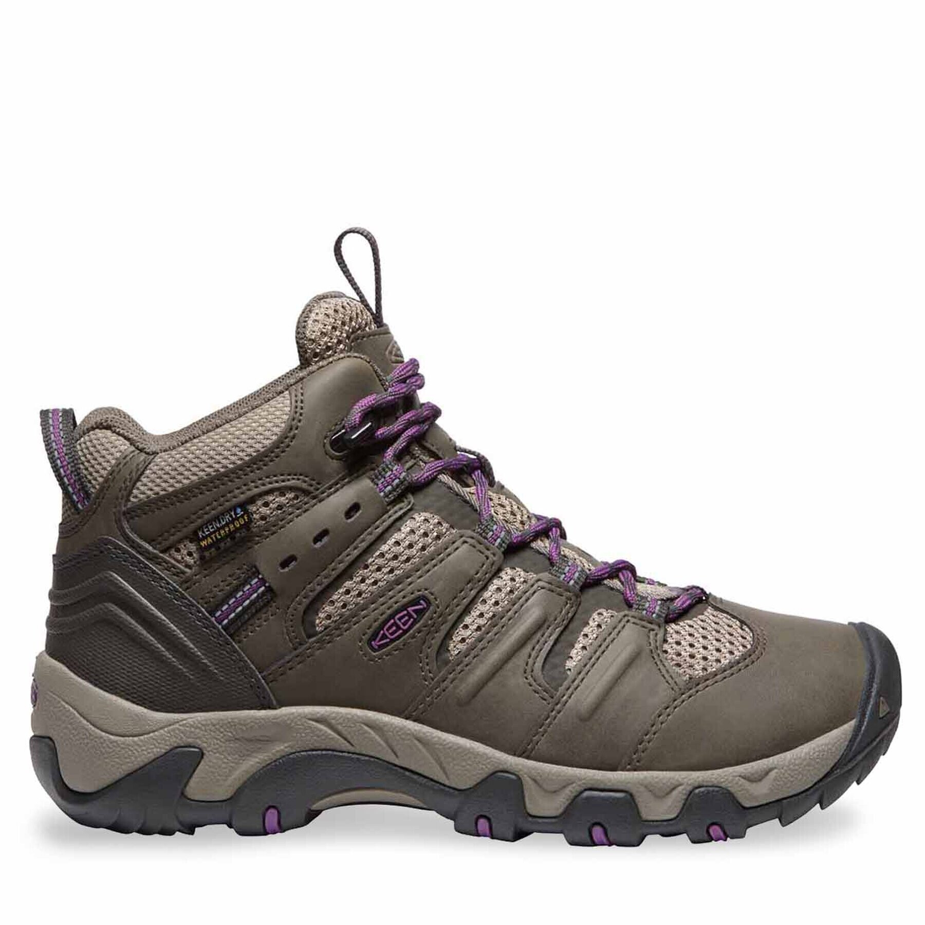 Keen Туристически Koven Mid Wp Bungee 1024027 Кафяв - Pepit.bg