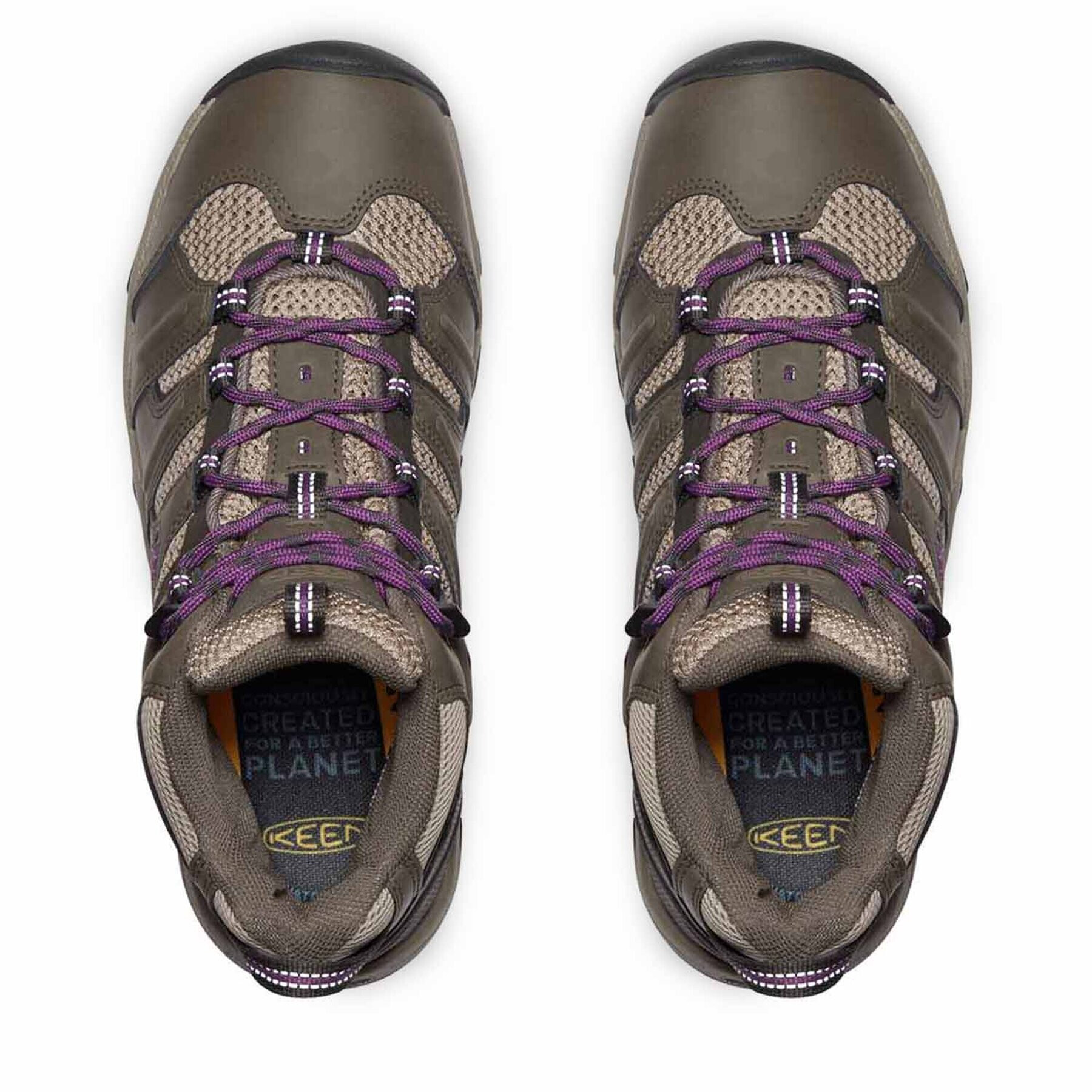 Keen Туристически Koven Mid Wp Bungee 1024027 Кафяв - Pepit.bg