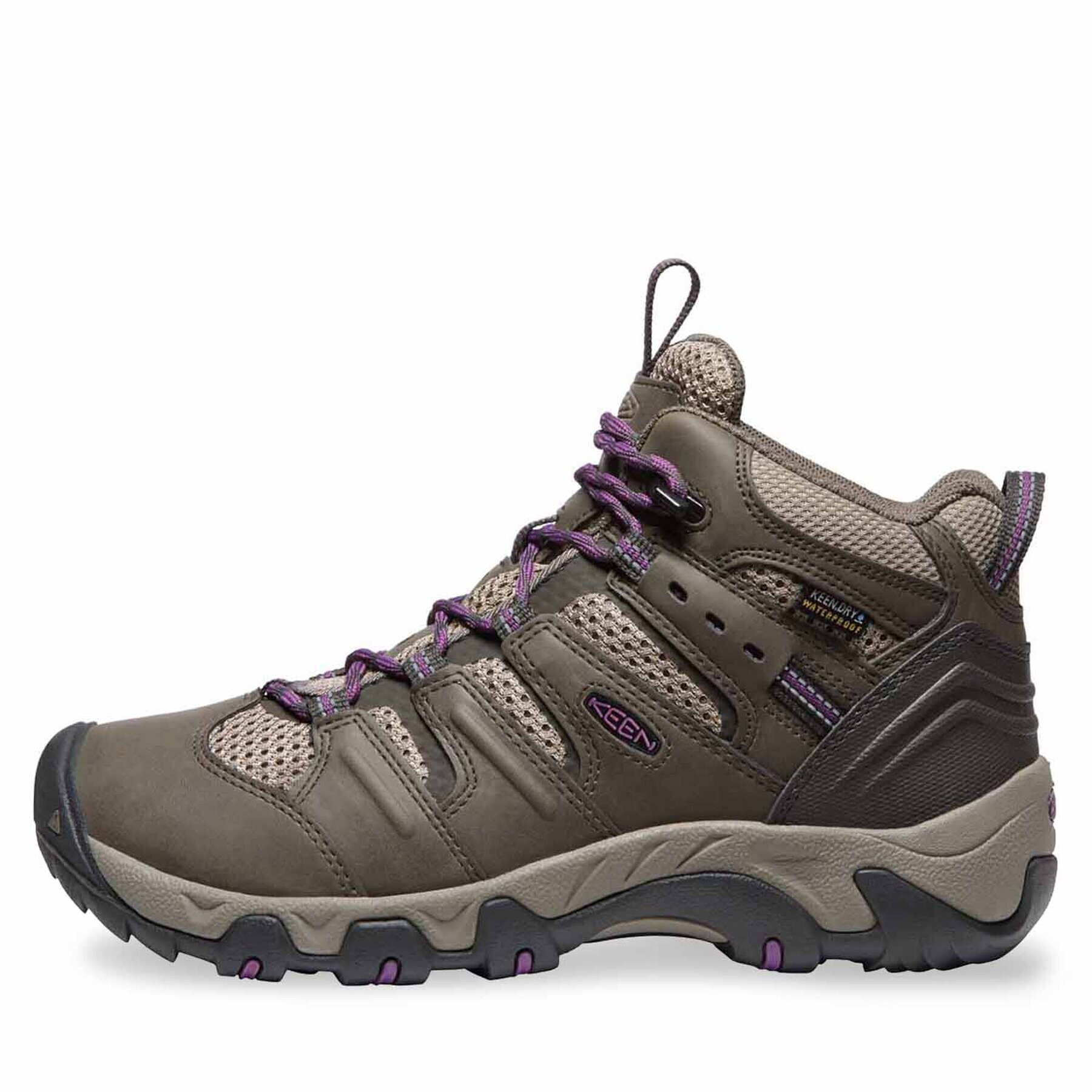 Keen Туристически Koven Mid Wp Bungee 1024027 Кафяв - Pepit.bg