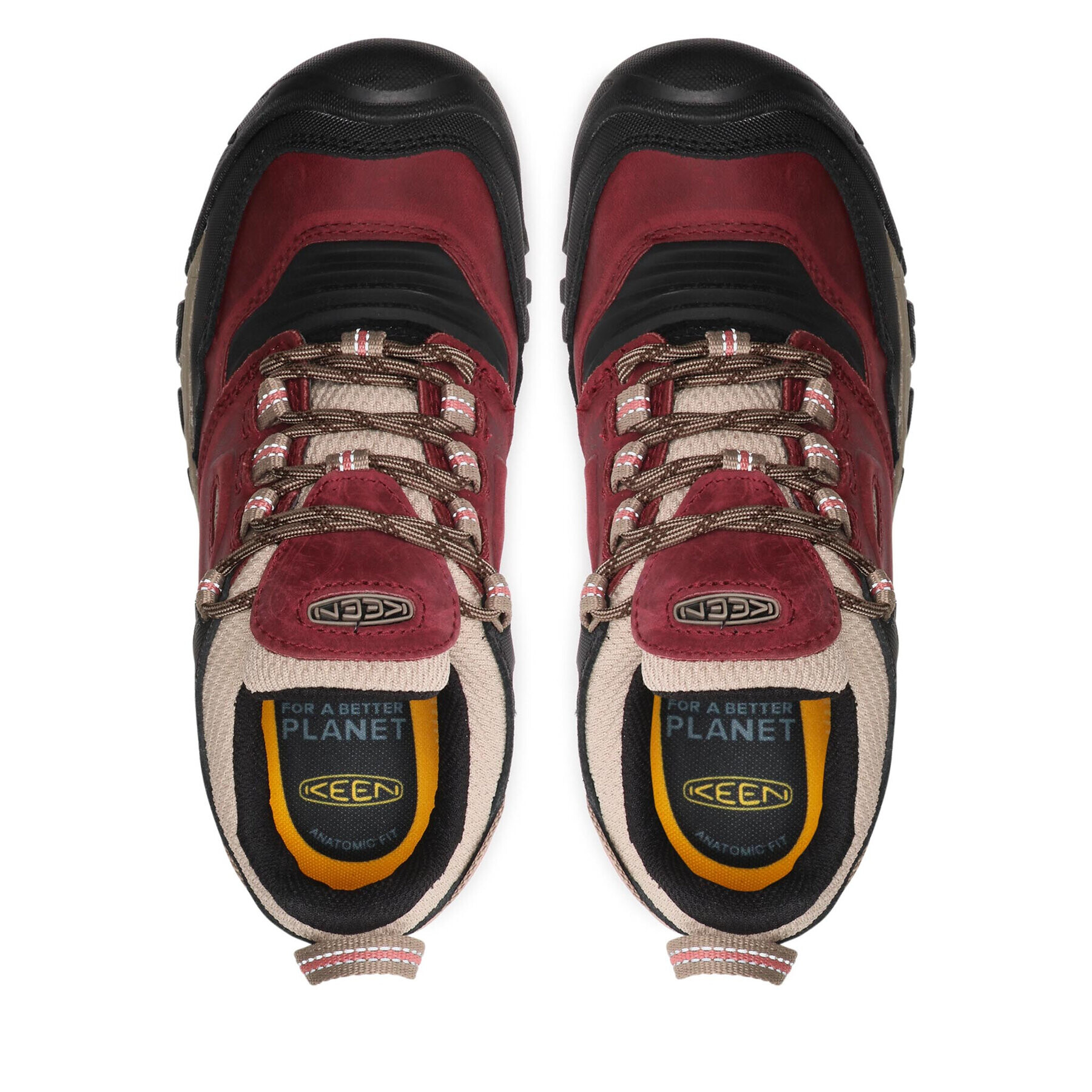 Keen Туристически Ridge Flex Wp W 1025486 Бордо - Pepit.bg