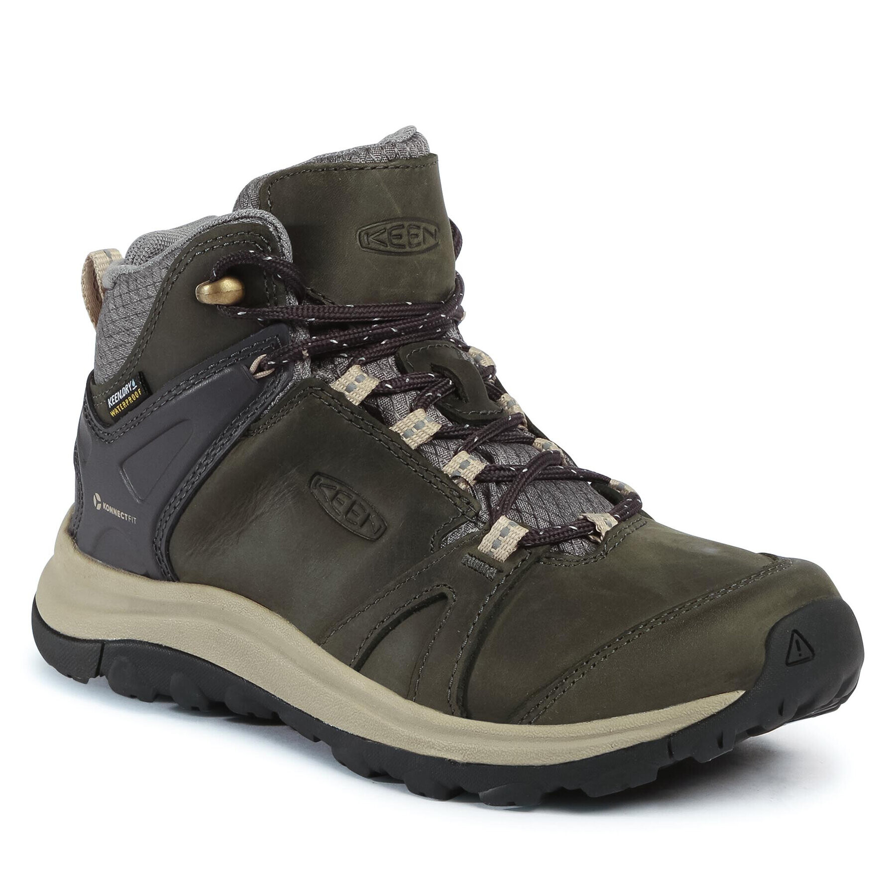 Keen Туристически Terradora II Leather Mid Wp 1023730 Зелен - Pepit.bg