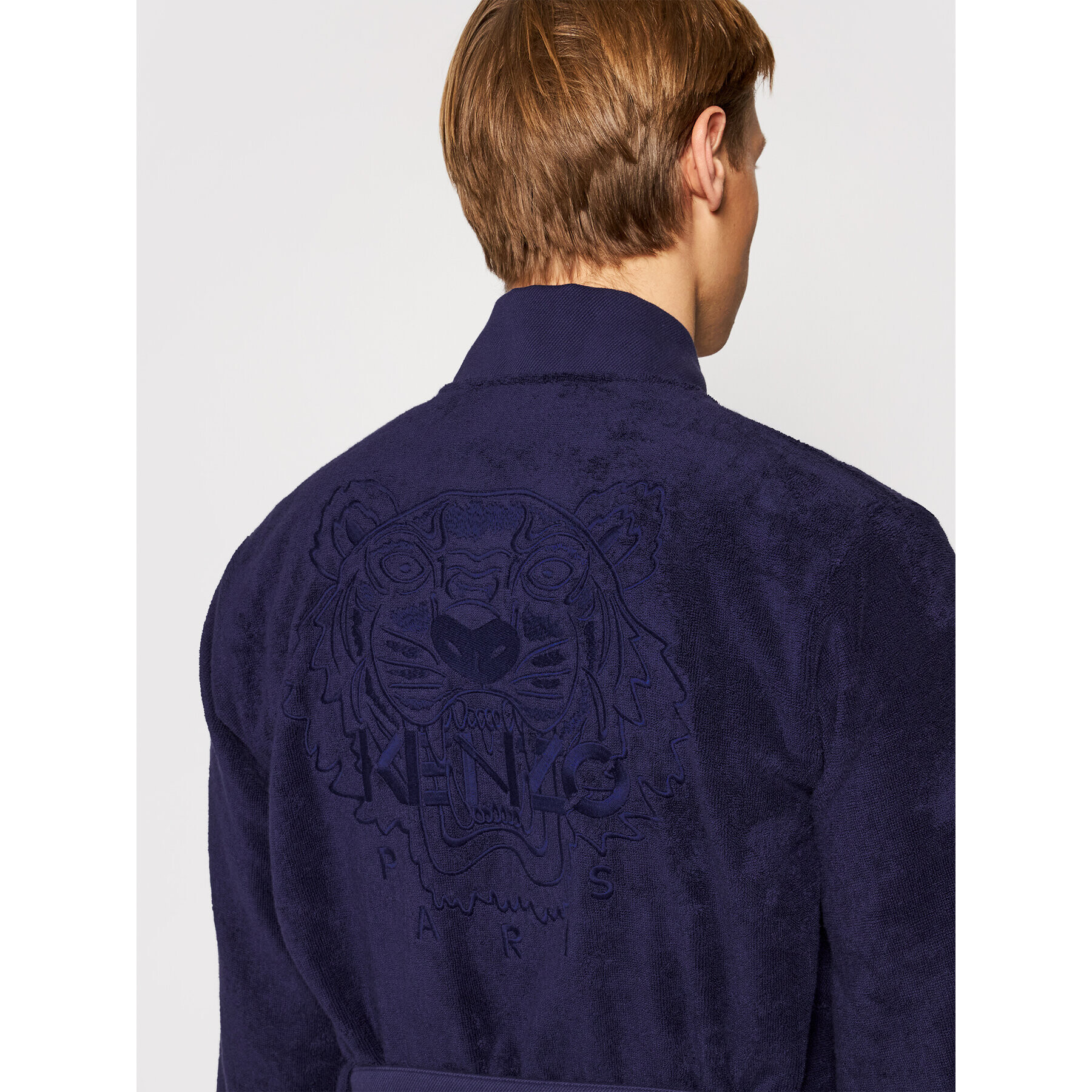 Kenzo Халат Iconic Тъмносин - Pepit.bg