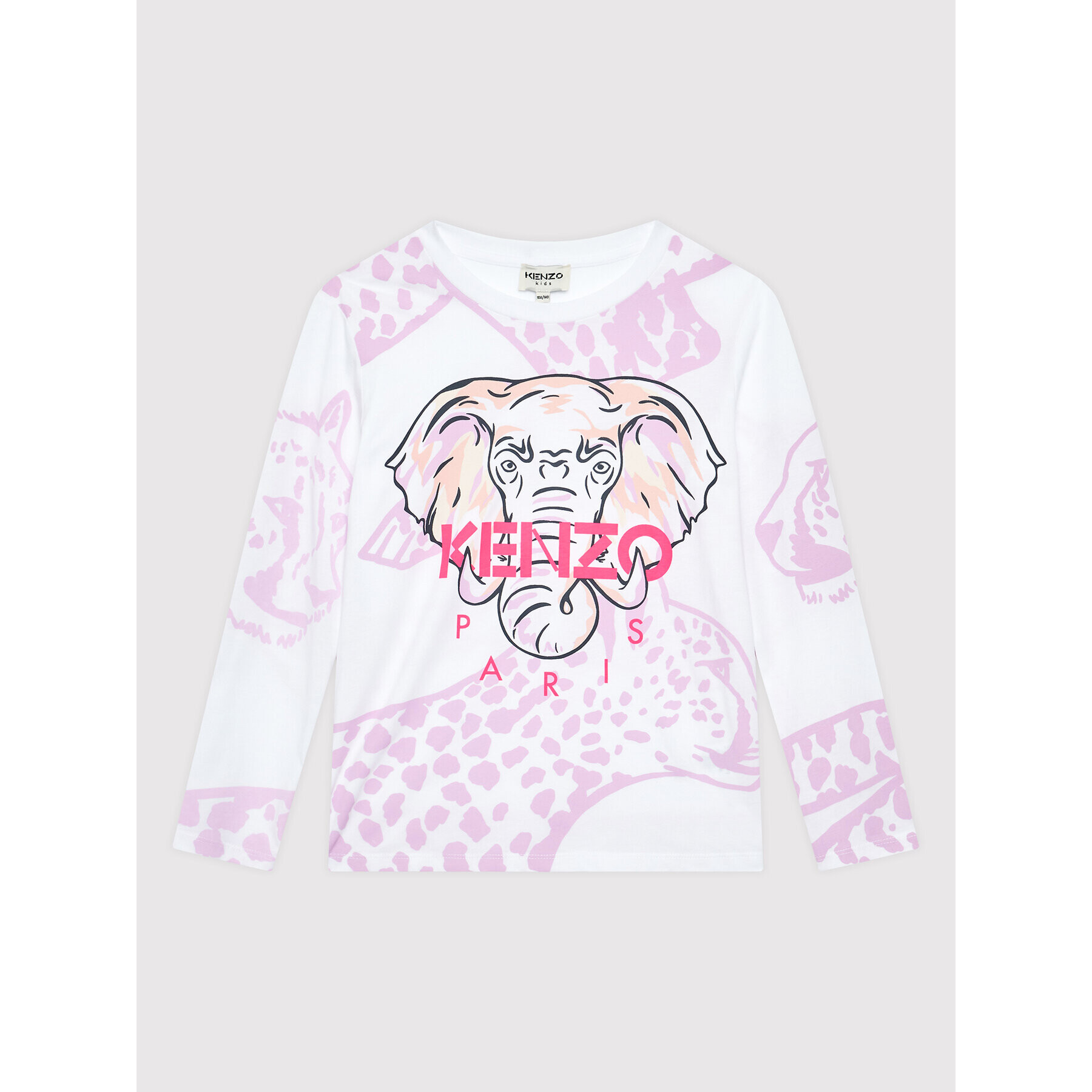 Kenzo Kids Блуза K15553 D Бял Regular Fit - Pepit.bg