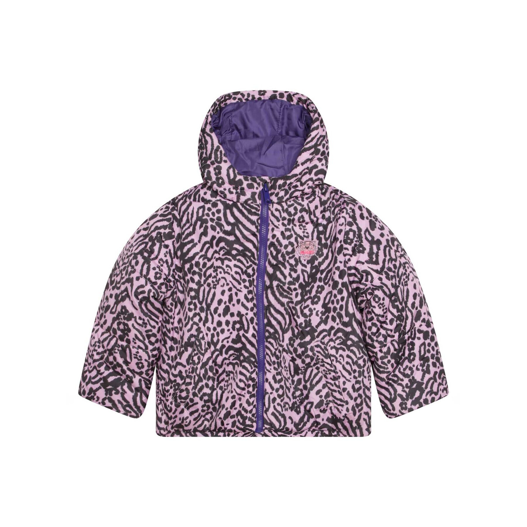 Kenzo Kids Пухено яке K16079 D Розов Regular Fit - Pepit.bg