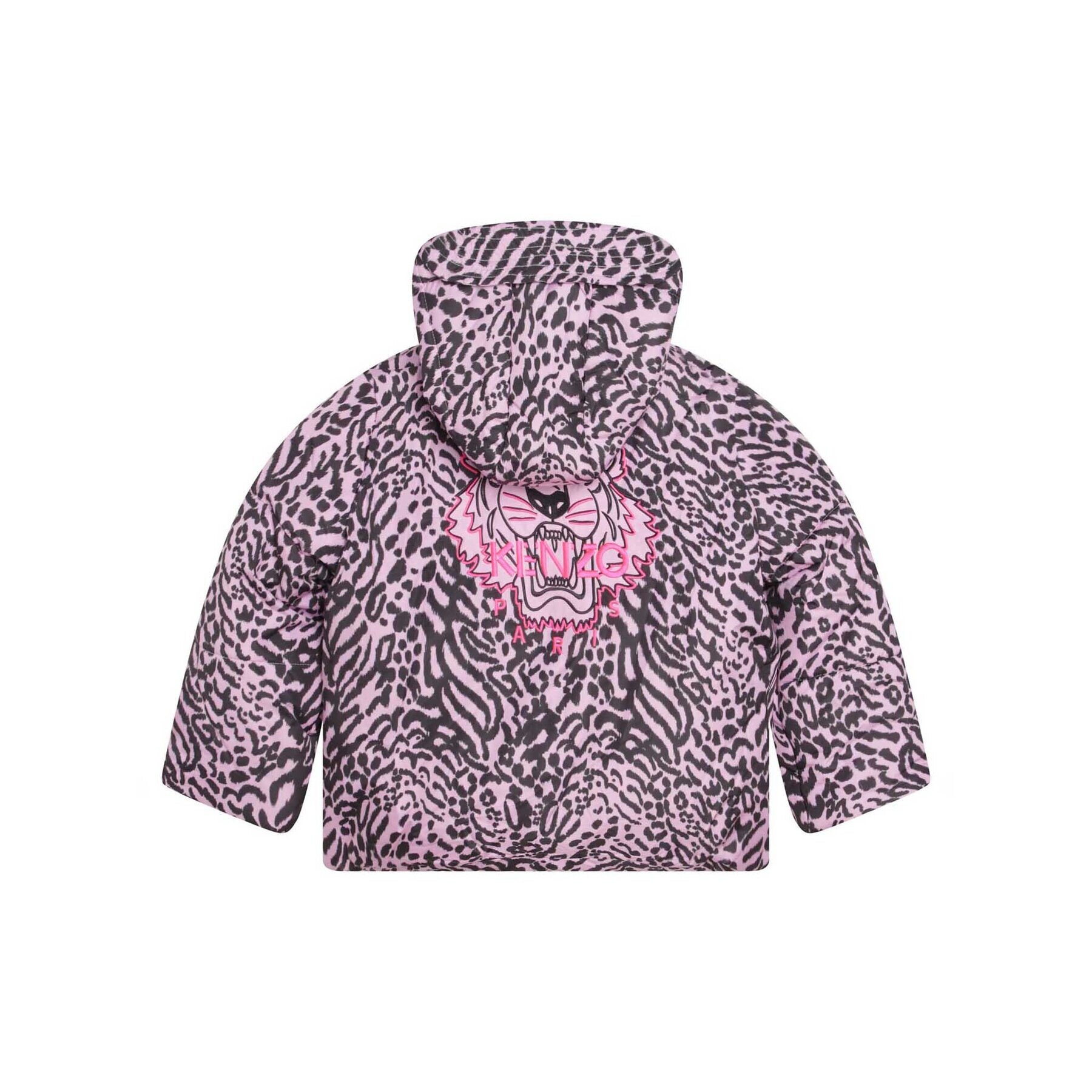 Kenzo Kids Пухено яке K16079 D Розов Regular Fit - Pepit.bg