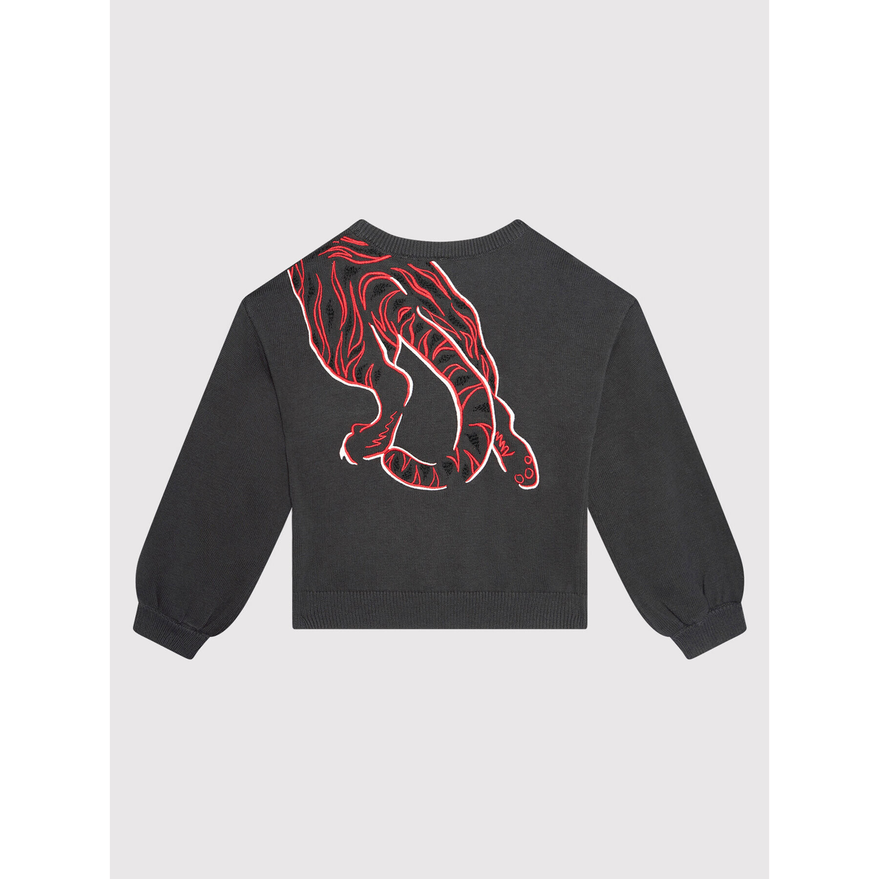 Kenzo Kids Пуловер K15123 Сив Regular Fit - Pepit.bg