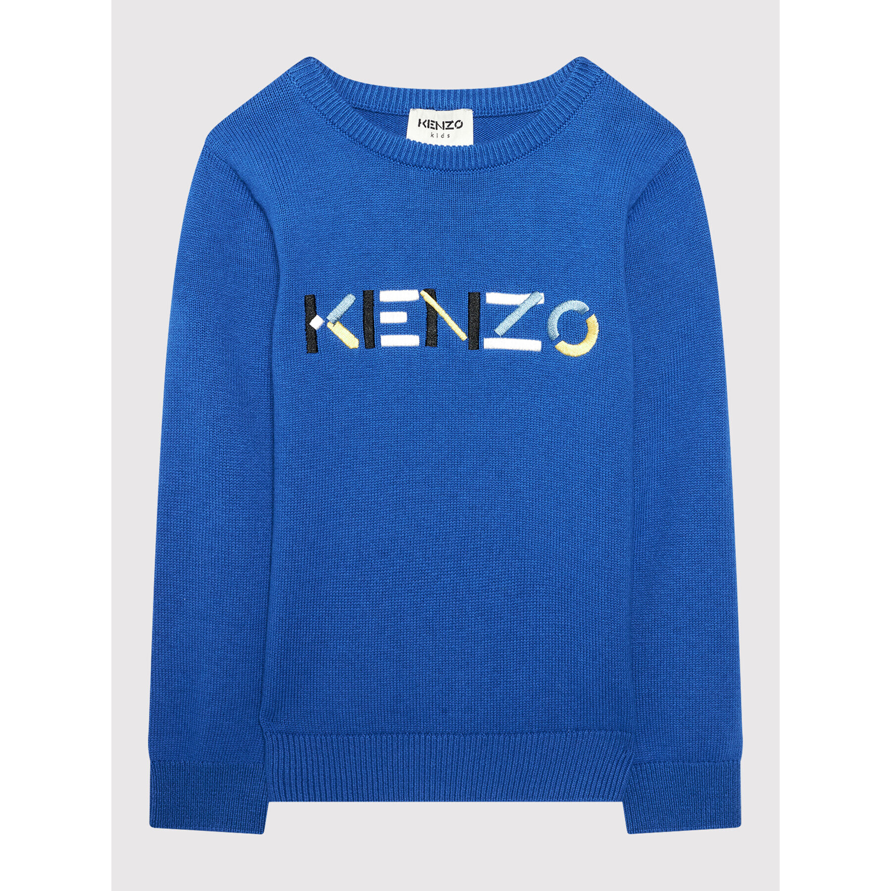 Kenzo Kids Пуловер K25142 Тъмносин Regular Fit - Pepit.bg