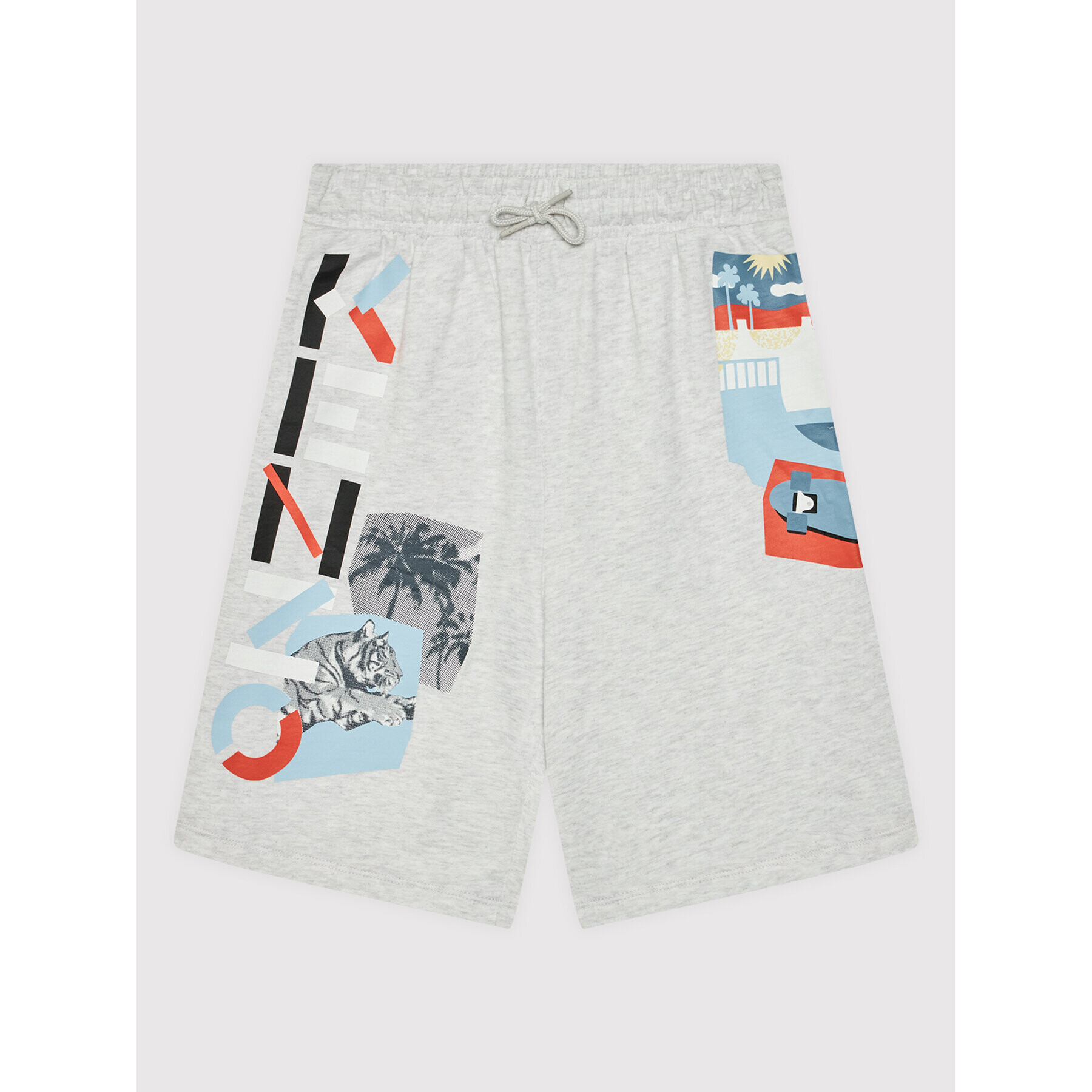 Kenzo Kids Спортни шорти K24235 M Сив Regular Fit - Pepit.bg