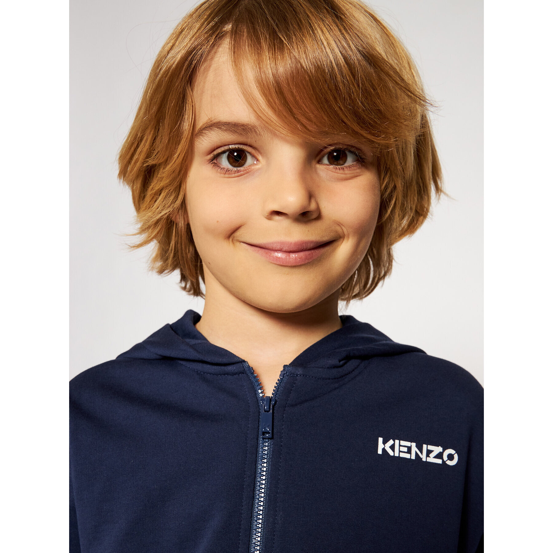 Kenzo Kids Суитшърт K15051 S Тъмносин Regular Fit - Pepit.bg