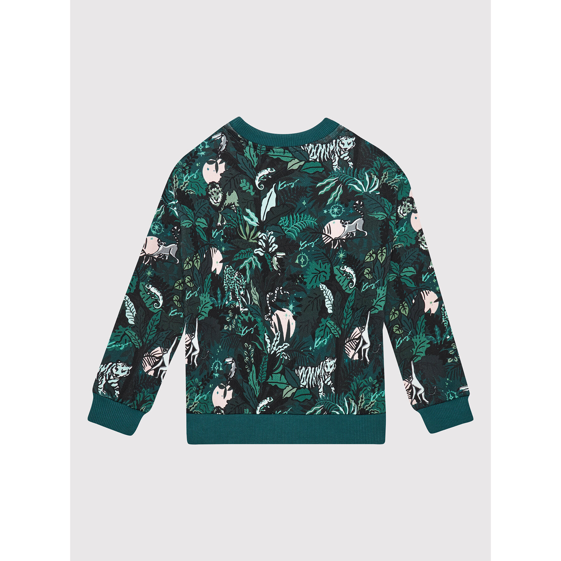 Kenzo Kids Суитшърт K15145 Зелен Regular Fit - Pepit.bg