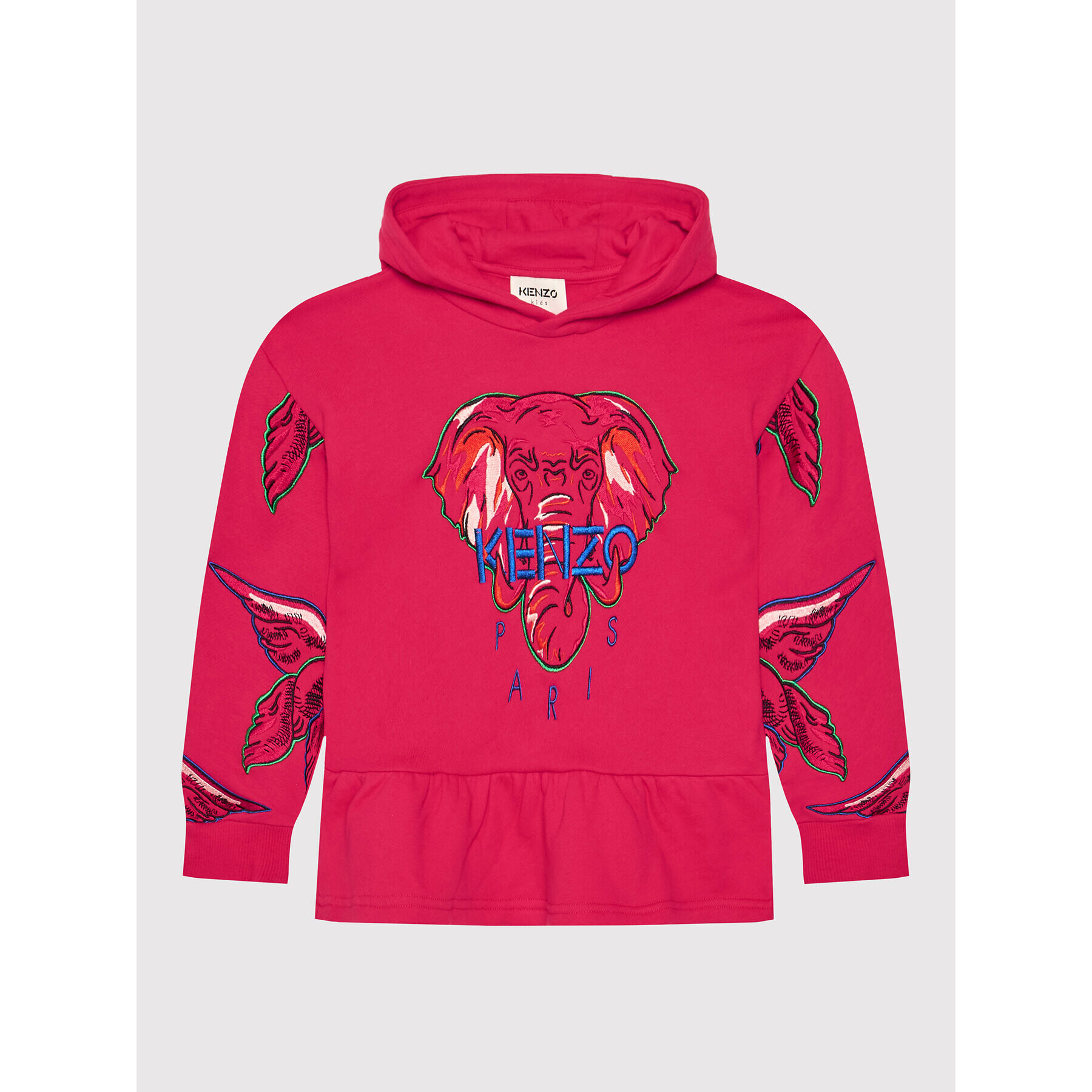 Kenzo Kids Суитшърт K15576 M Розов Relaxed Fit - Pepit.bg