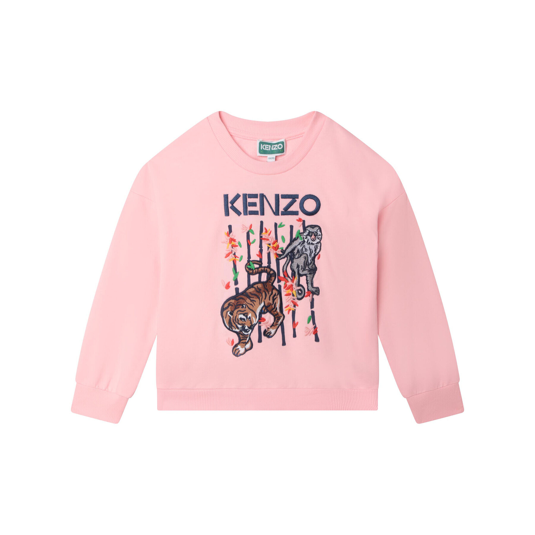 Kenzo Kids Суитшърт K15652 S Розов Regular Fit - Pepit.bg