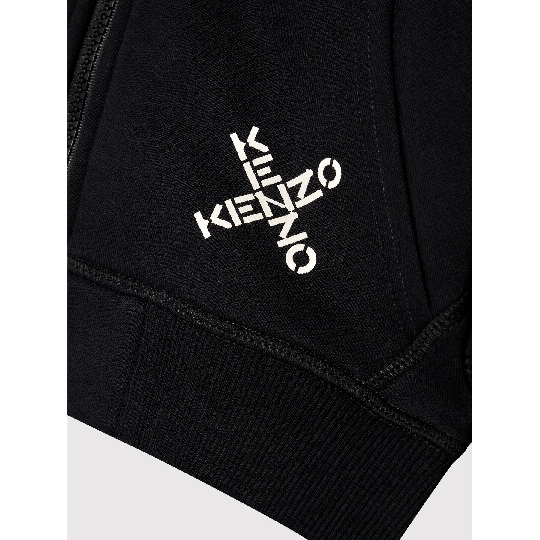 Kenzo Kids Суитшърт K25129 Черен Regular Fit - Pepit.bg