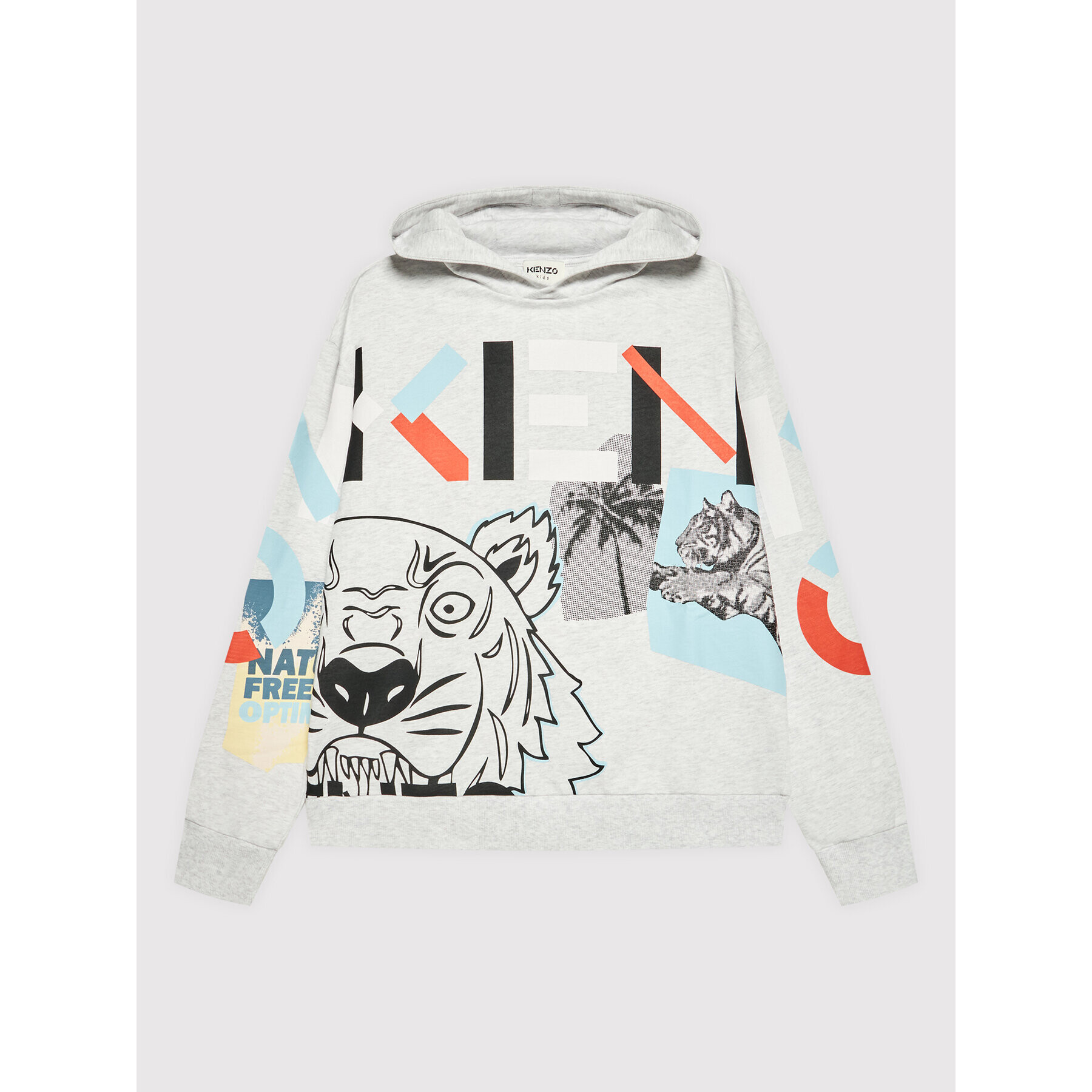 Kenzo Kids Суитшърт K25620 Сив Regular Fit - Pepit.bg