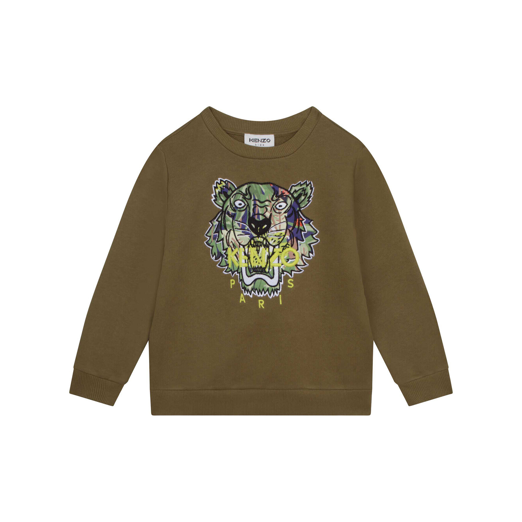 Kenzo Kids Суитшърт K25795 S Зелен Regular Fit - Pepit.bg
